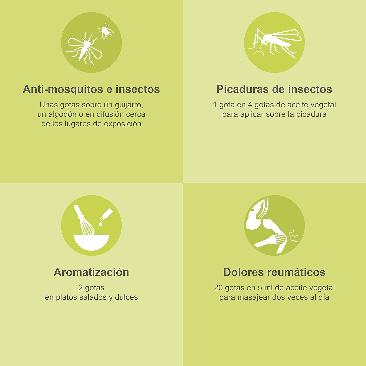 Detalle 2 de PLASTIMEA Aceite esencial Citronela 30 ml