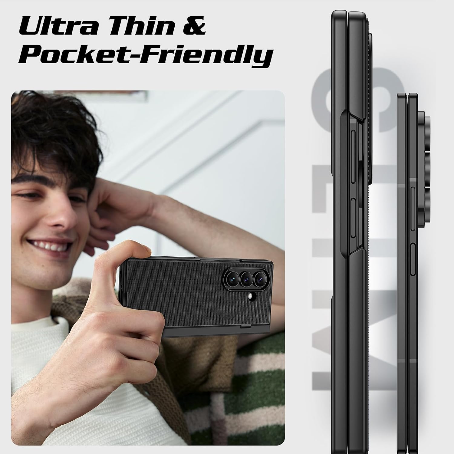Thumbnail 4 de Doeshine Galaxy Z Fold 7 Case with 9H Screen Protector