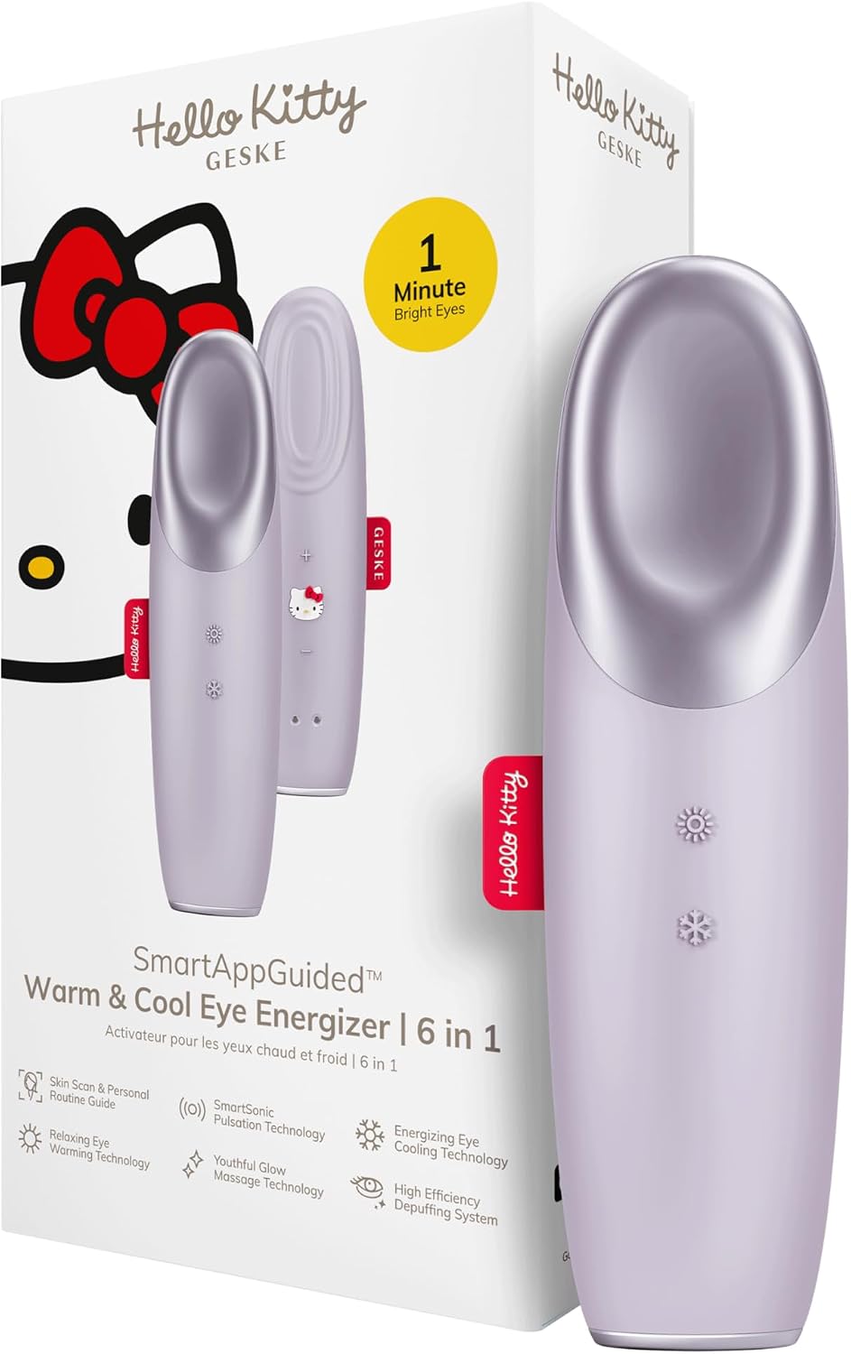 Detalle de GESKE x Hello Kitty: Dispositivo energizzante oculare 6-in-1 con SmartAppGuided