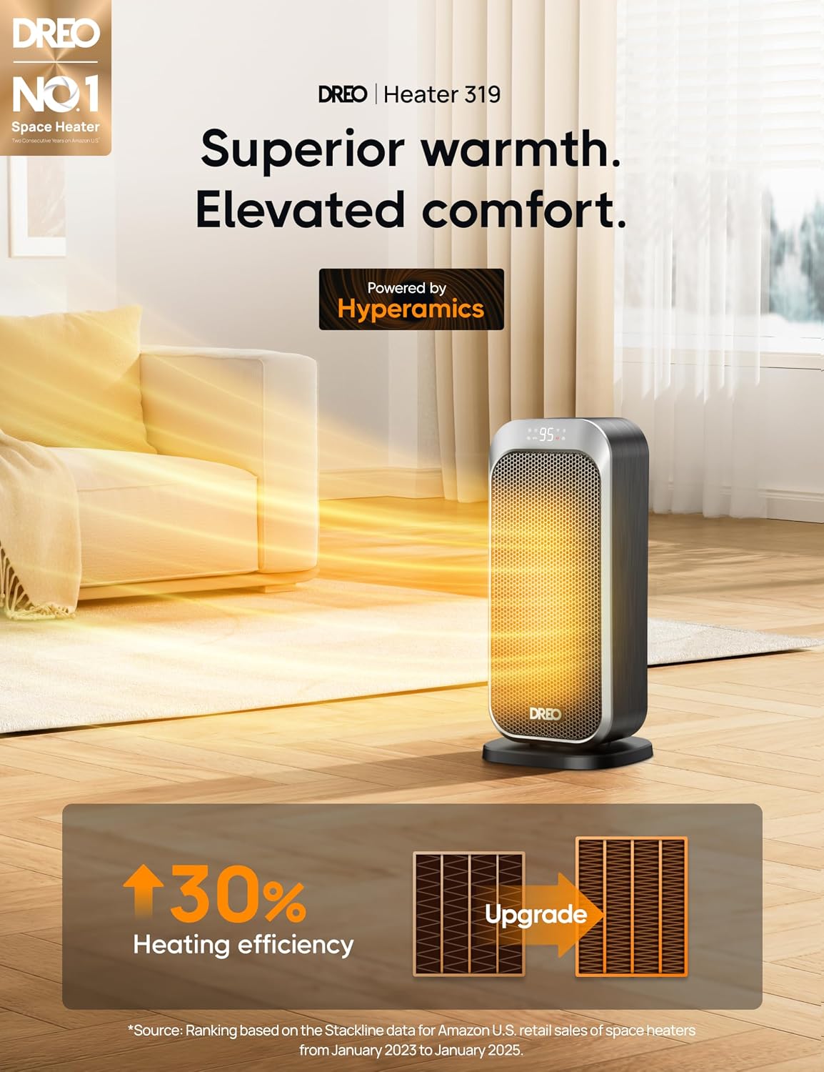 Thumbnail 1 de Dreo Quiet Space Heater 1500W ⚡
