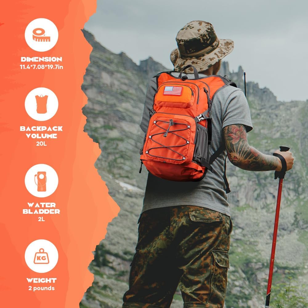 Detalle 2 de Maelstrom Hydration Hiking Backpack 20-liter