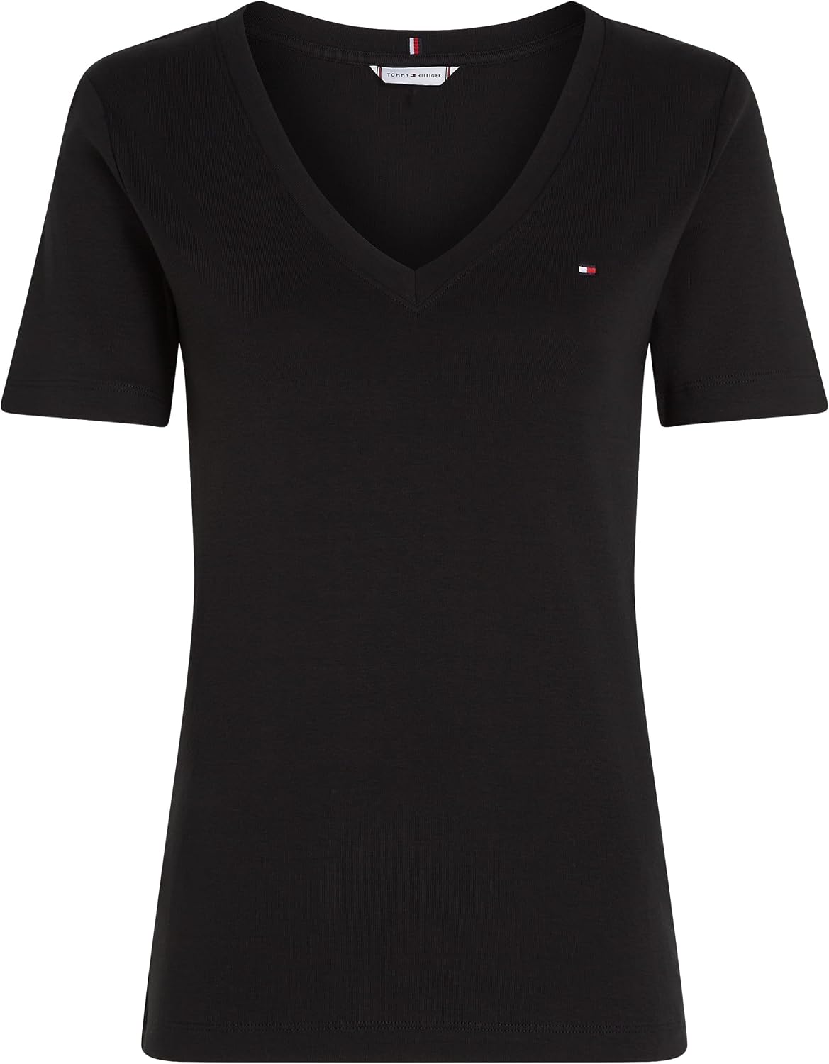 Thumbnail 5 de Tommy Hilfiger Slim Cody V-NK SS – Kurzarmshirt mit Marken-Detail