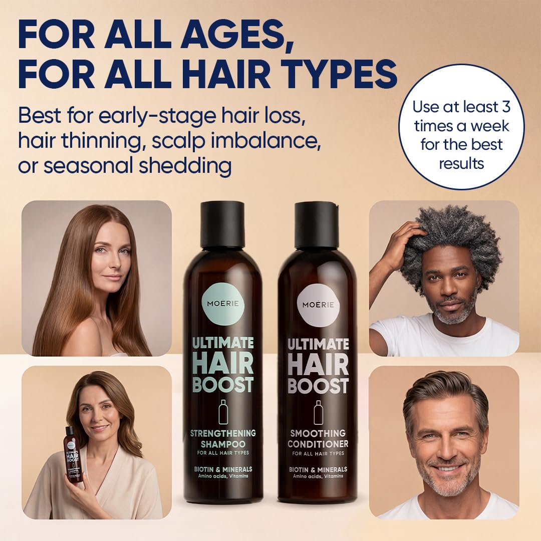 Thumbnail 4 de Moerie Hair Growth Shampoo and Conditioner Set (Biotin + Rosemary) for Thinning Hair