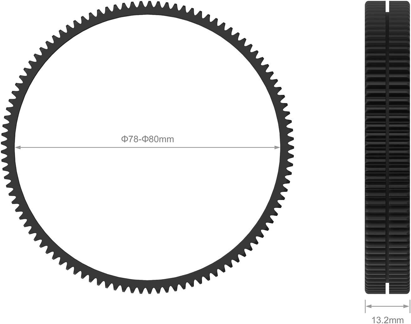 Thumbnail 5 de SMALLRIG 3295 Focus Gear Ring 360° pour objectifs Ø78–Ø80 mm (follow focus)