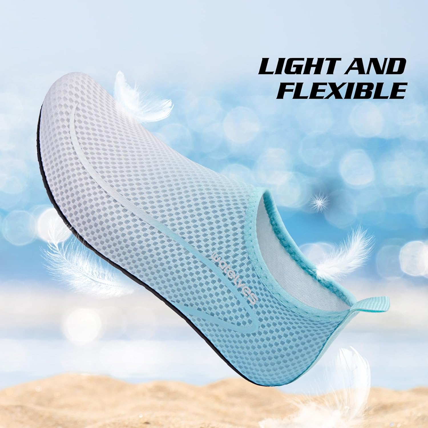 Thumbnail 5 de WateLves Swim Water Shoes Aqua Socks Barefoot for Sea Beach Swimming Shoes (Aqua socks-style)