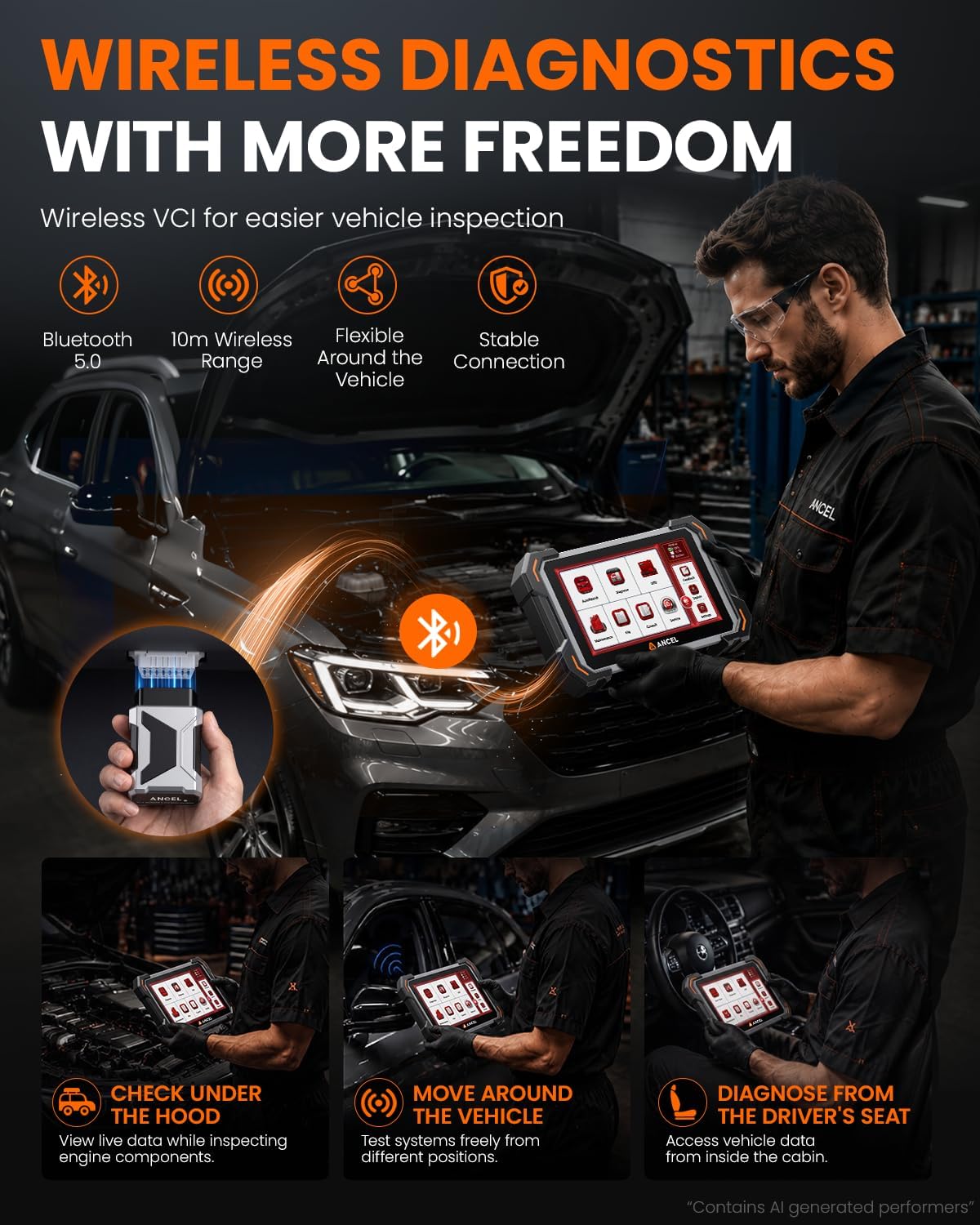 Thumbnail 5 de ANCEL DS500BT 7" Diagnostic Scanner
