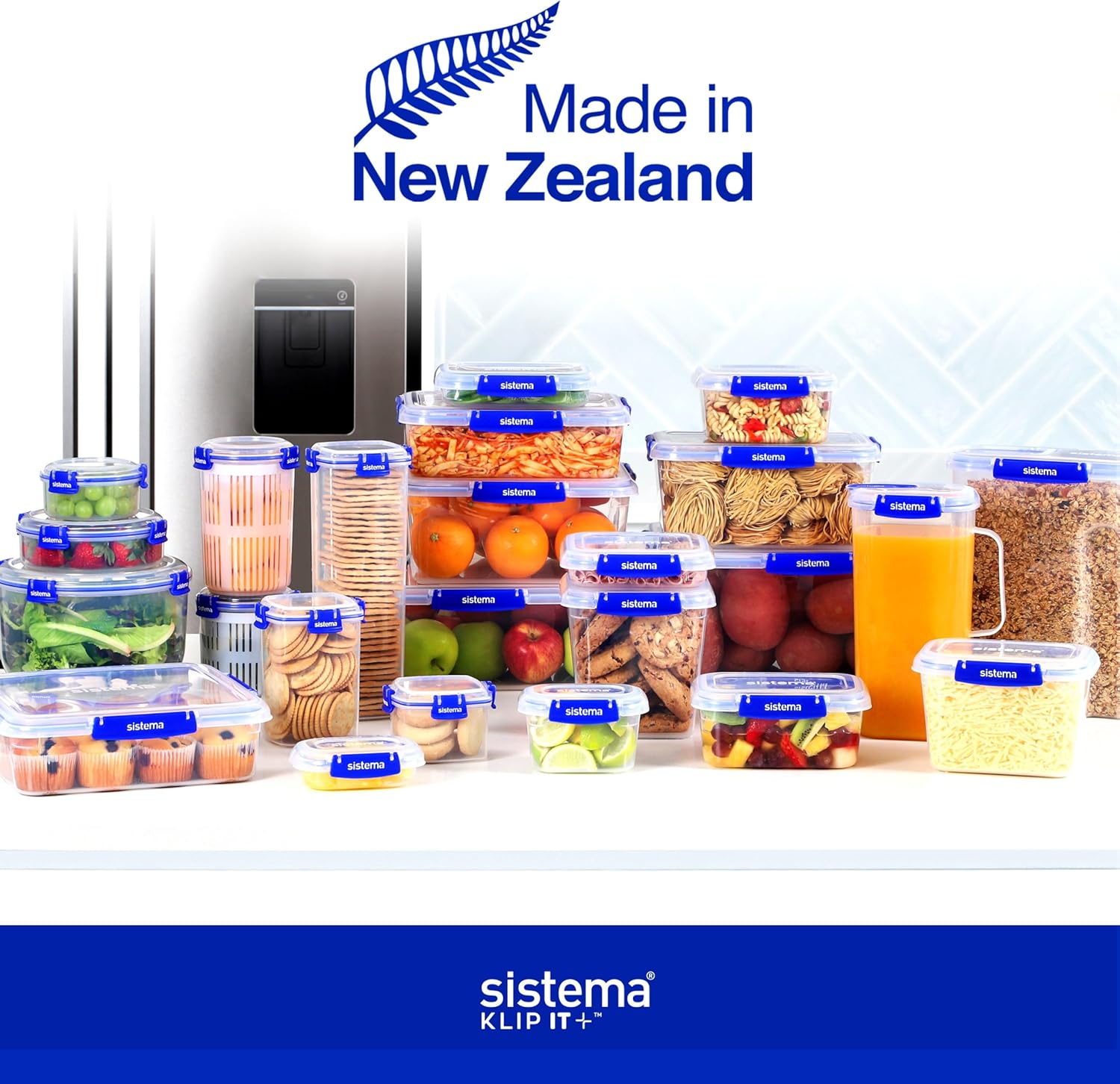 Thumbnail 6 de Sistema KLIP IT PLUS contenitori per alimenti – Set 6 contenitori ermetici (2x400 ml, 3x1 L, 1x2,2 L)