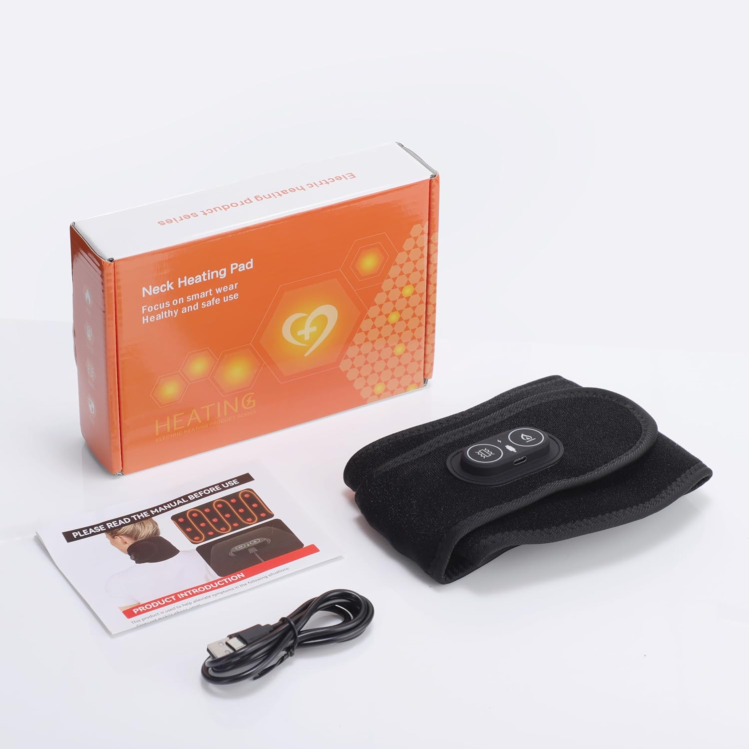 Thumbnail 6 de DYMROGE nekwarmtekussen, 85 cm met 660nm rood licht en trilmassage