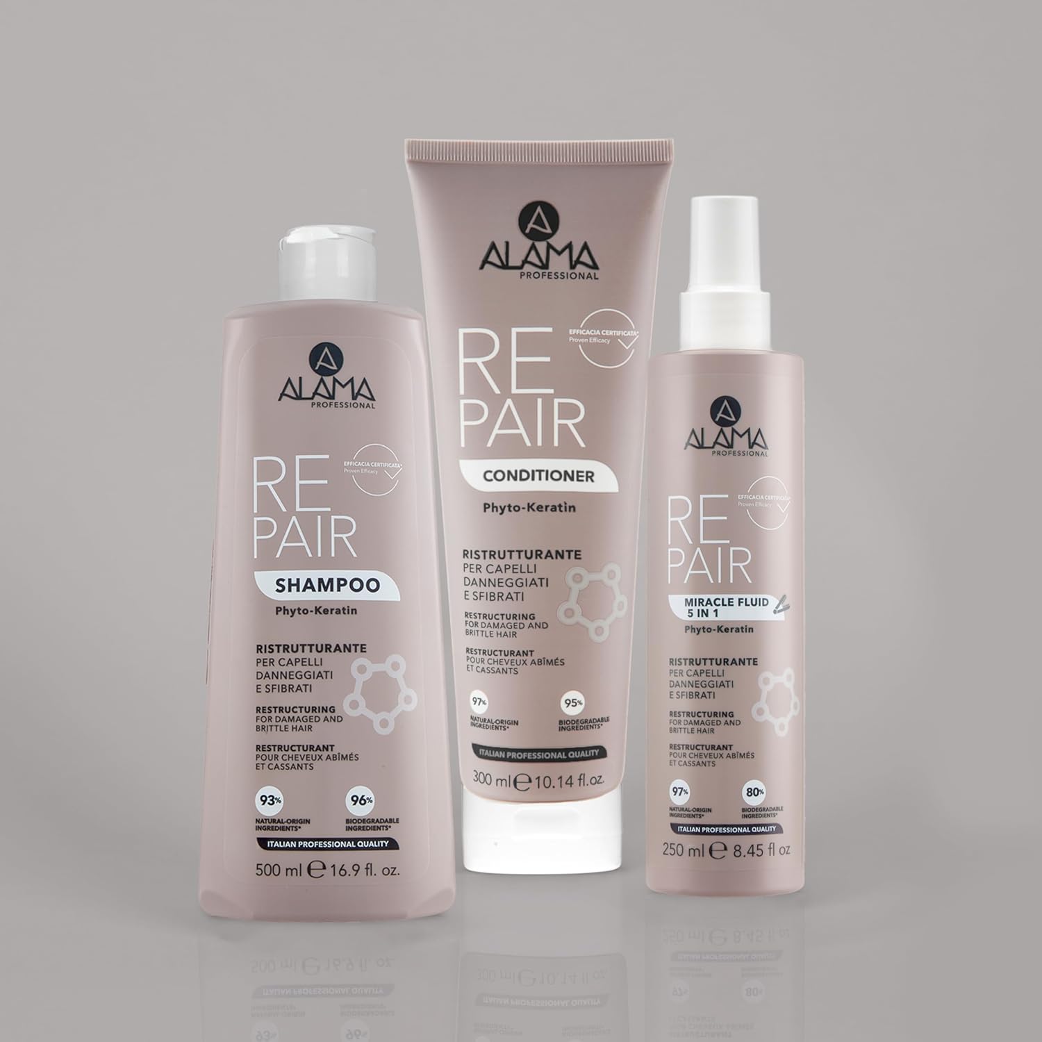 Thumbnail 4 de Alama Professional Kit Repair: Shampoo 500ml, Balsamo 300ml e Miracle Fluid 5 in 1 250ml
