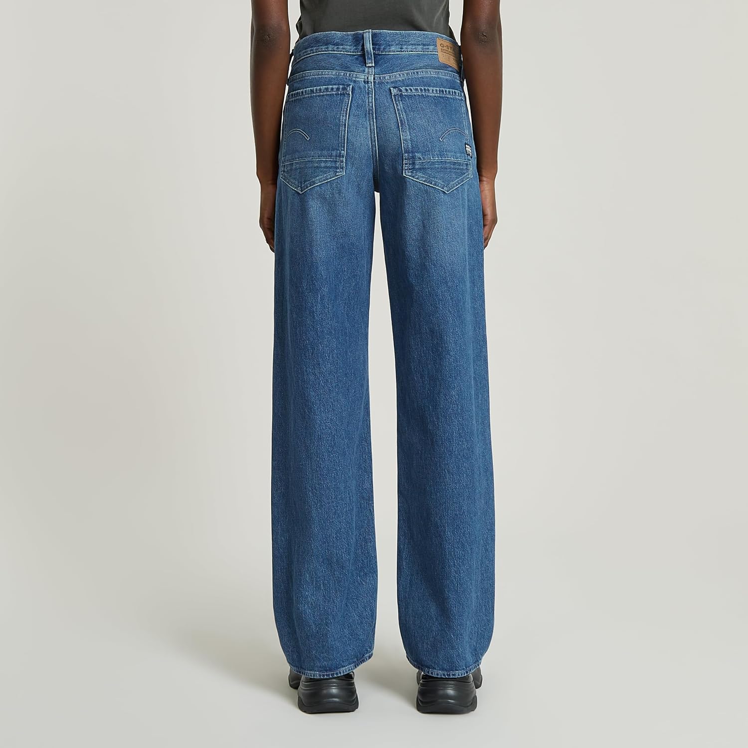 Detalle de G-Star Damen Judee Loose Low Waist Jeans mit Hosenschlitz und Reißverschluss