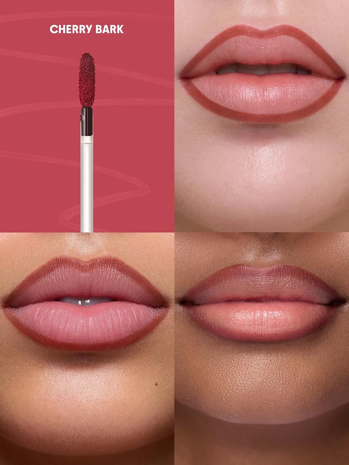 Detalle de SHEGLAM sb251113403715414181 Peel-Off Lip Liner Stain, Cherry Bark Nude Tint