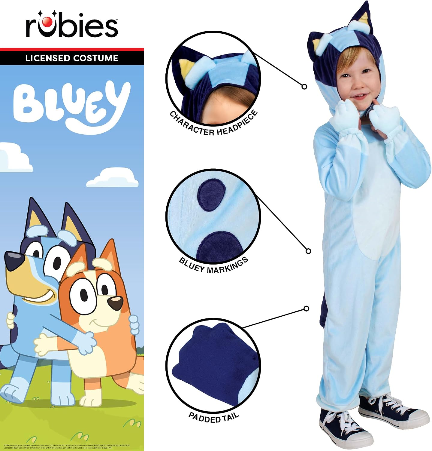 Thumbnail 2 de Rubies Bluey Child Costume 3-4 years