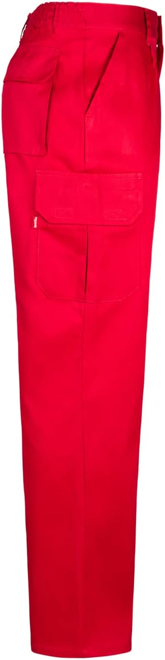 Thumbnail 3 de VELILLA 345 pantalón multibolsillos rojo talla 40