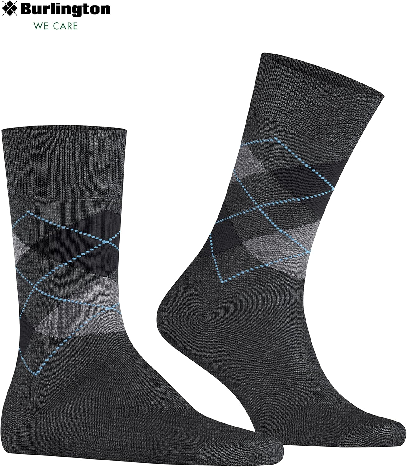 Thumbnail 2 de Burlington homme Manchester chaussettes respirantes durables en coton biologique (lot : 1 paire) motif fantaisie