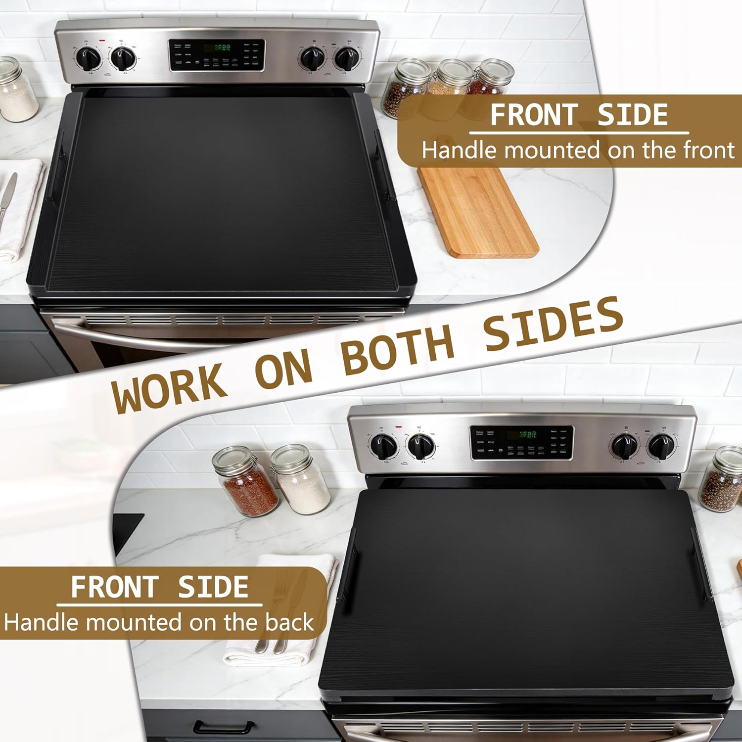 Detalle de FUSOUBOTY Noodle Board Stove Cover with Handles