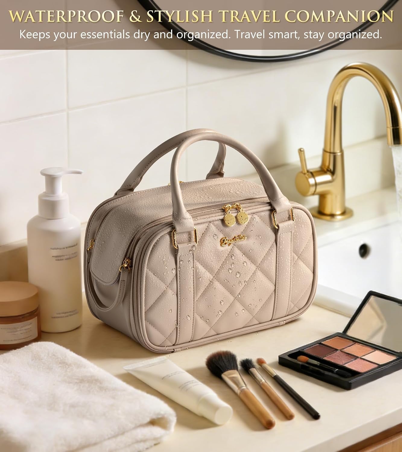 Thumbnail 4 de Bagstellar Travel Makeup Bag Large Capacity