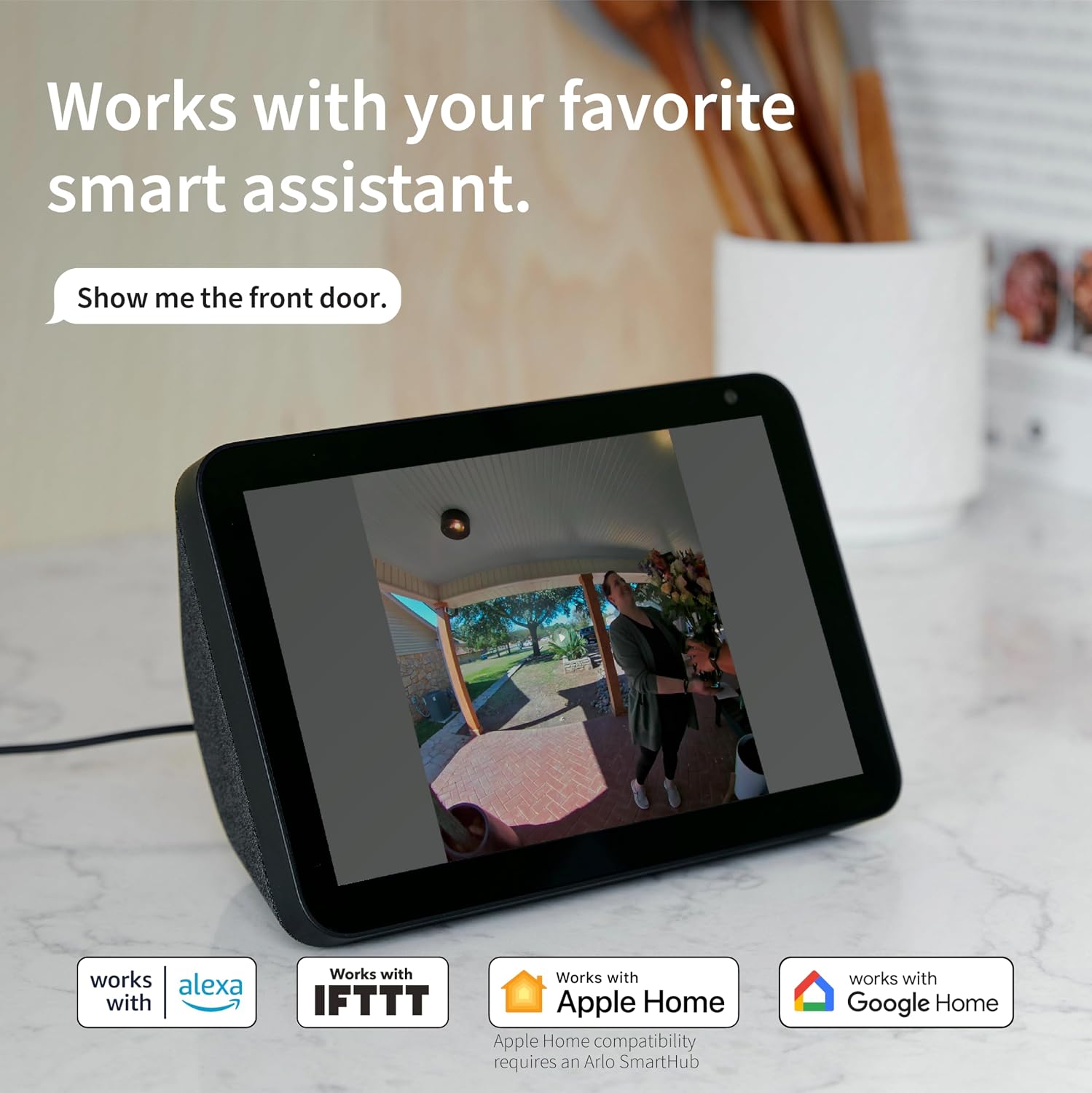 Thumbnail 5 de Arlo Video Doorbell 2K (2nd Gen) — Wireless/Wired Smart Doorbell with 2-Way Audio, Night Vision, and Person/Vehicle Alerts