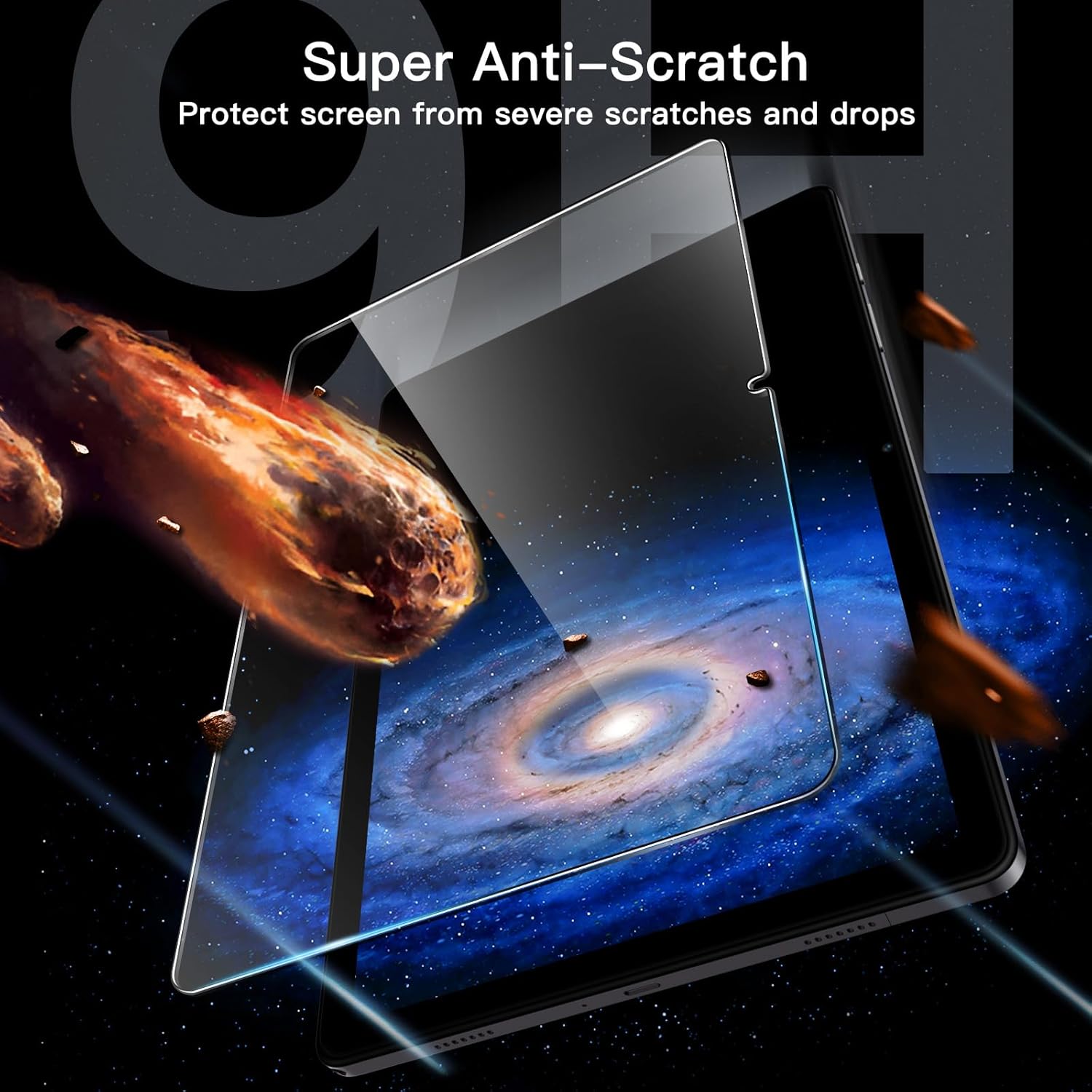 Thumbnail 3 de JETech Schutzfolie aus gehärtetem Glas für Samsung Galaxy Tab A11 Plus/A9 Plus (11 Zoll, 2023/2025) – 2 Stück