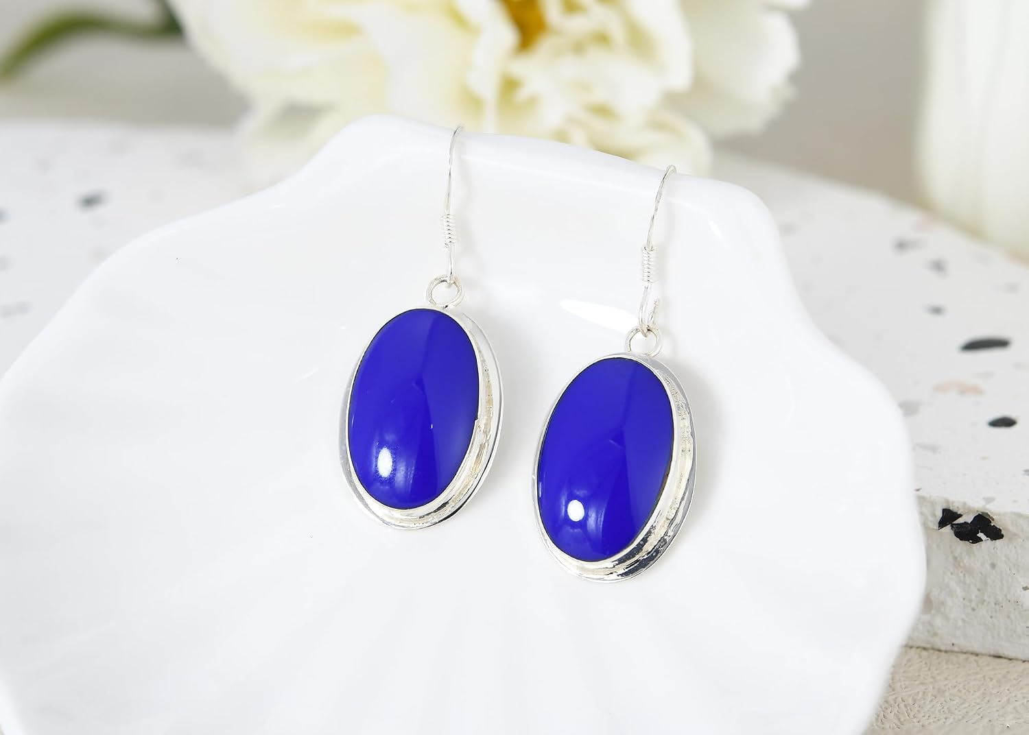 Detalle 2 de AERAVIDA Sterling Silver Dangle Earrings
