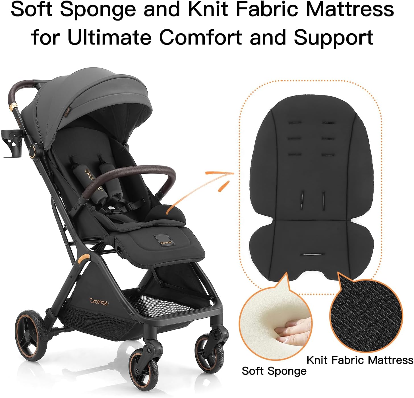 Detalle 2 de Gromast baby stroller V2.0