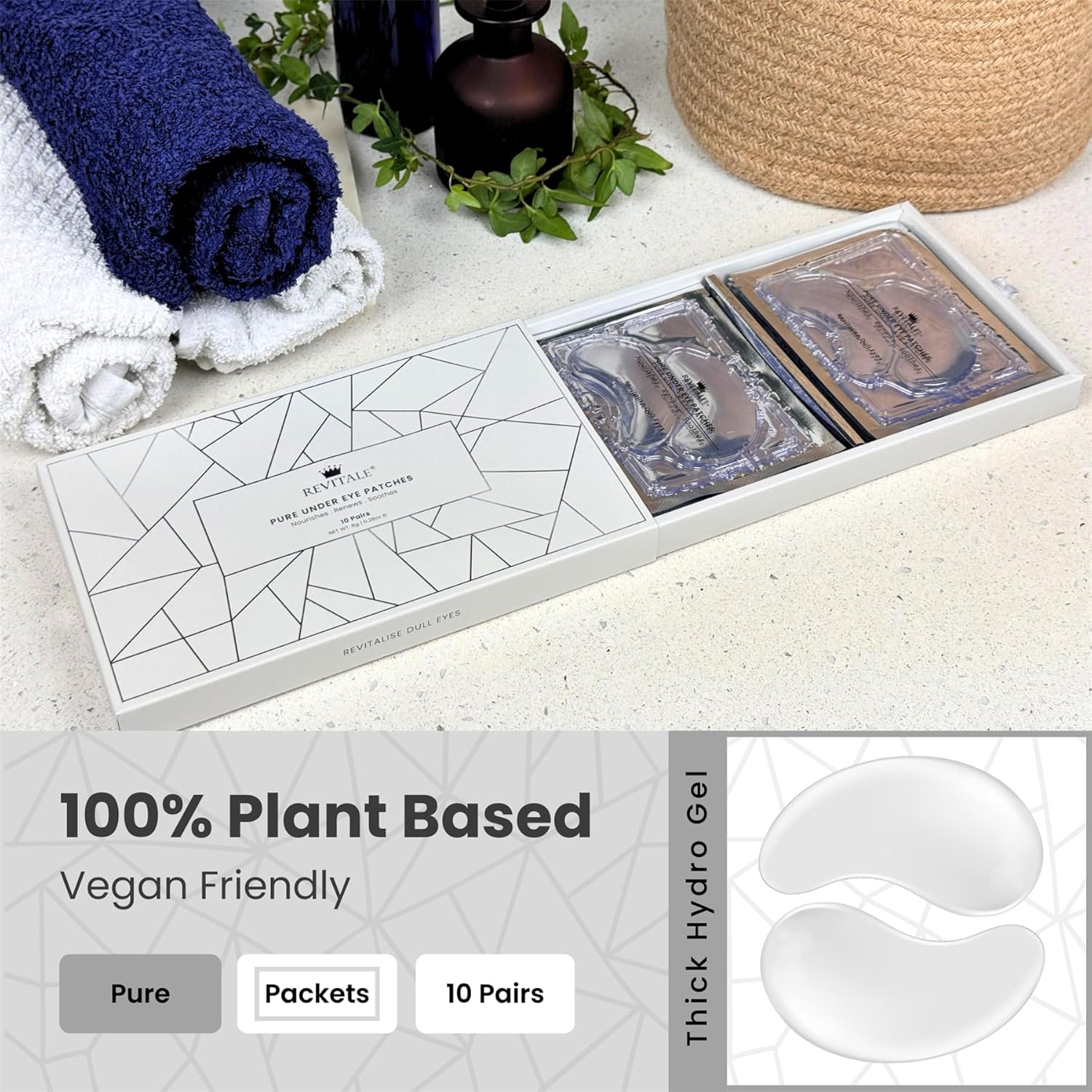 Thumbnail 3 de Revitale Pure Vegan Under Eye Patch – Cerotti sotto gli occhi lenitivi, 10 coppie