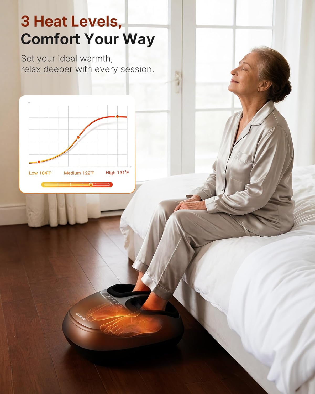 Thumbnail 3 de KNQZE Foot Massager with Heat and Compression