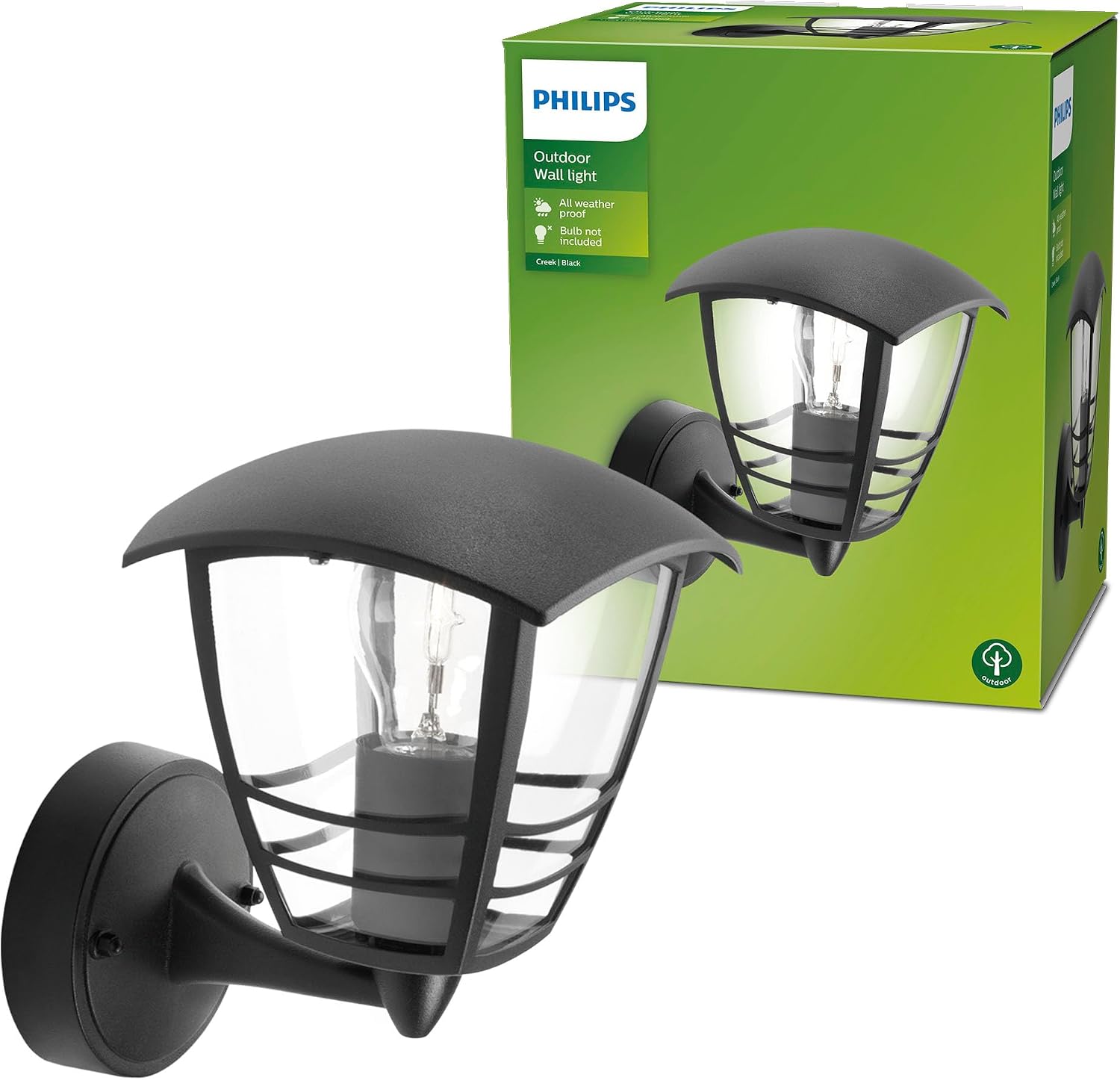 Detalle 2 de Borne da esterno Philips Utrecht 1x20W in antracite, IP44