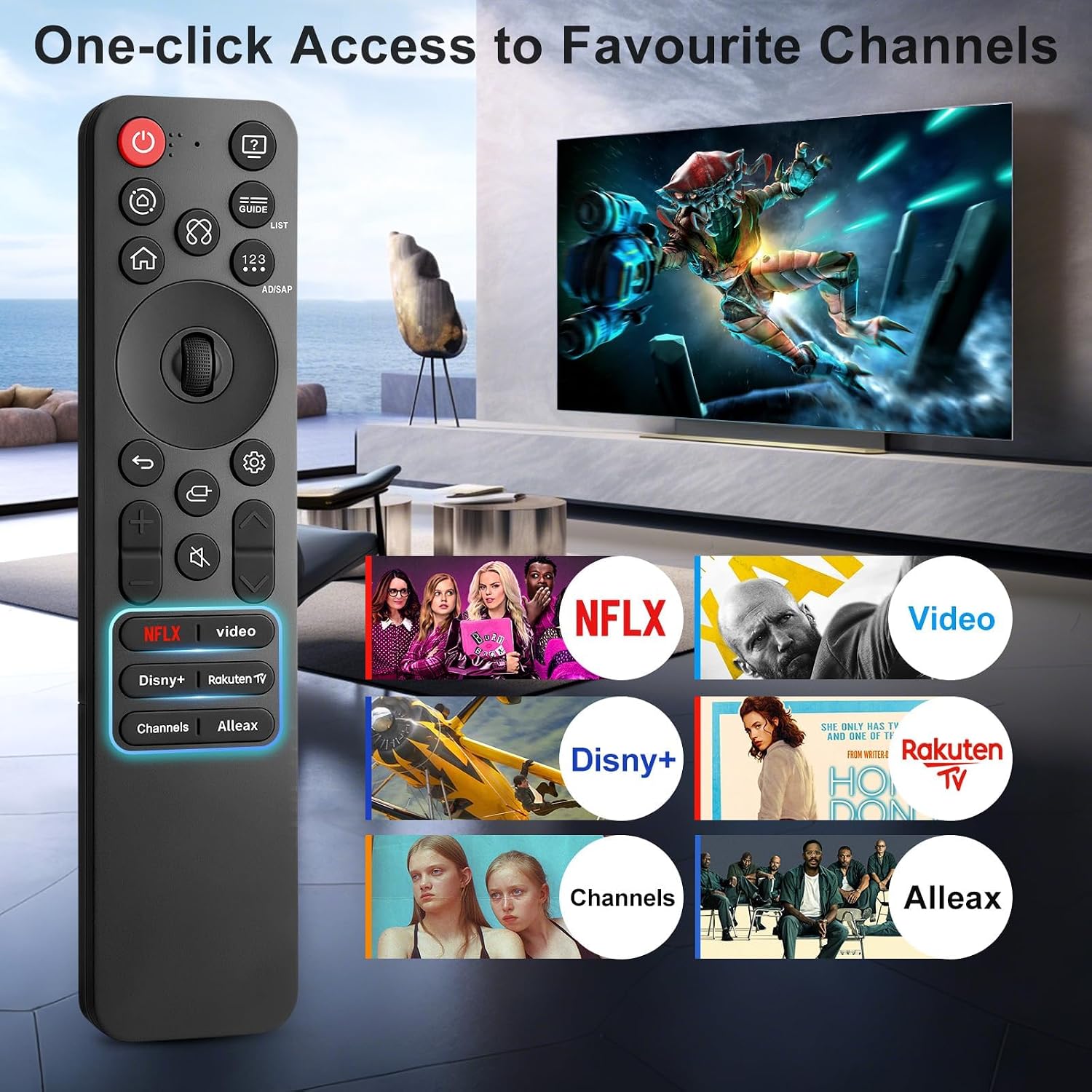 Detalle de Für LG-Smart-TV-Fernbedienung: Magic Remote MR21–MR25 – Kompatibilität, Steuerung & Komfort