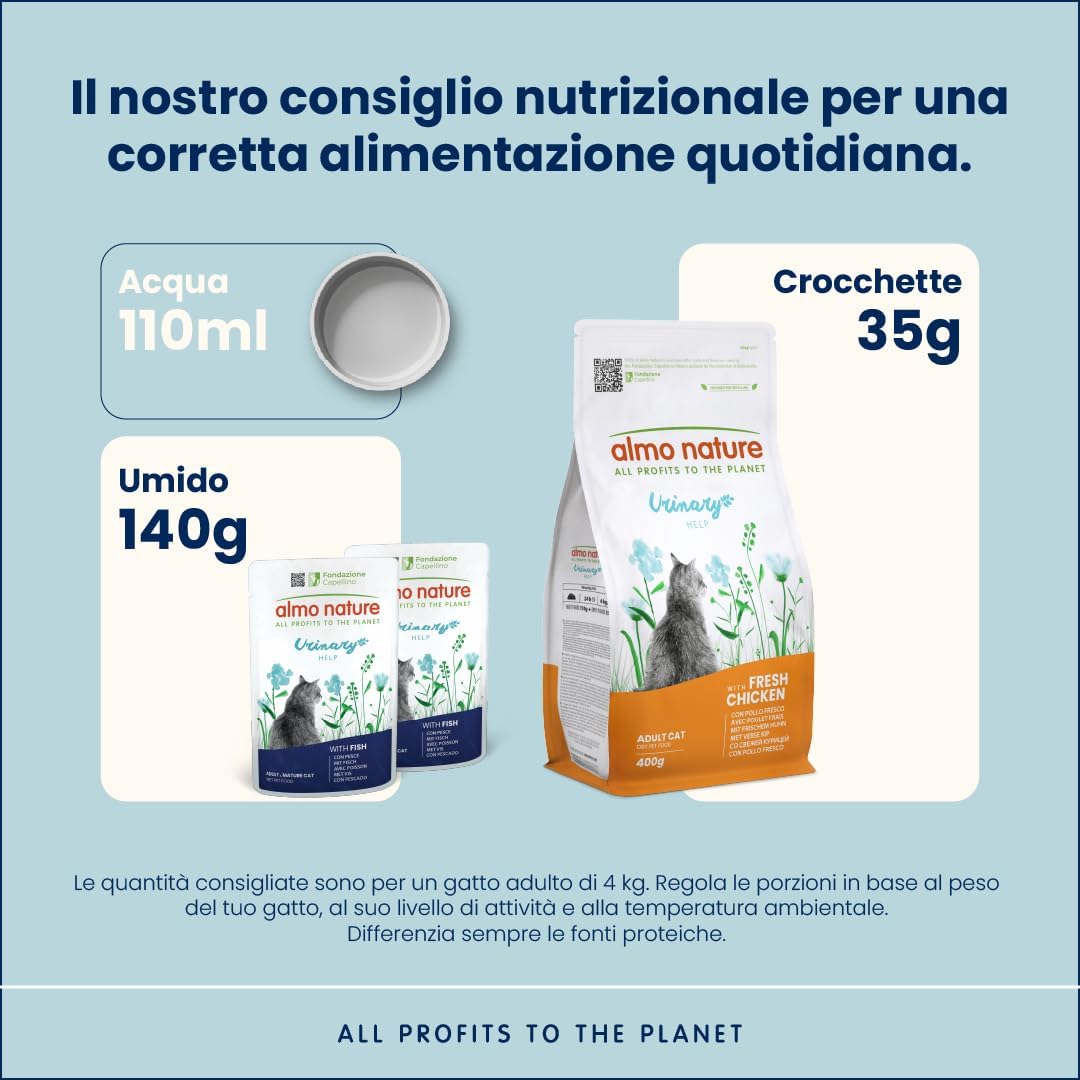 Thumbnail 2 de almo nature Functional Urinary Help: cibo umido per gatti adulti al pesce con supporto vie urinarie (30 buste da 70g)