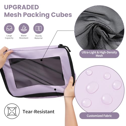 Detalle de Prezon Cubes de rangement valise, lot de 10 ⚙