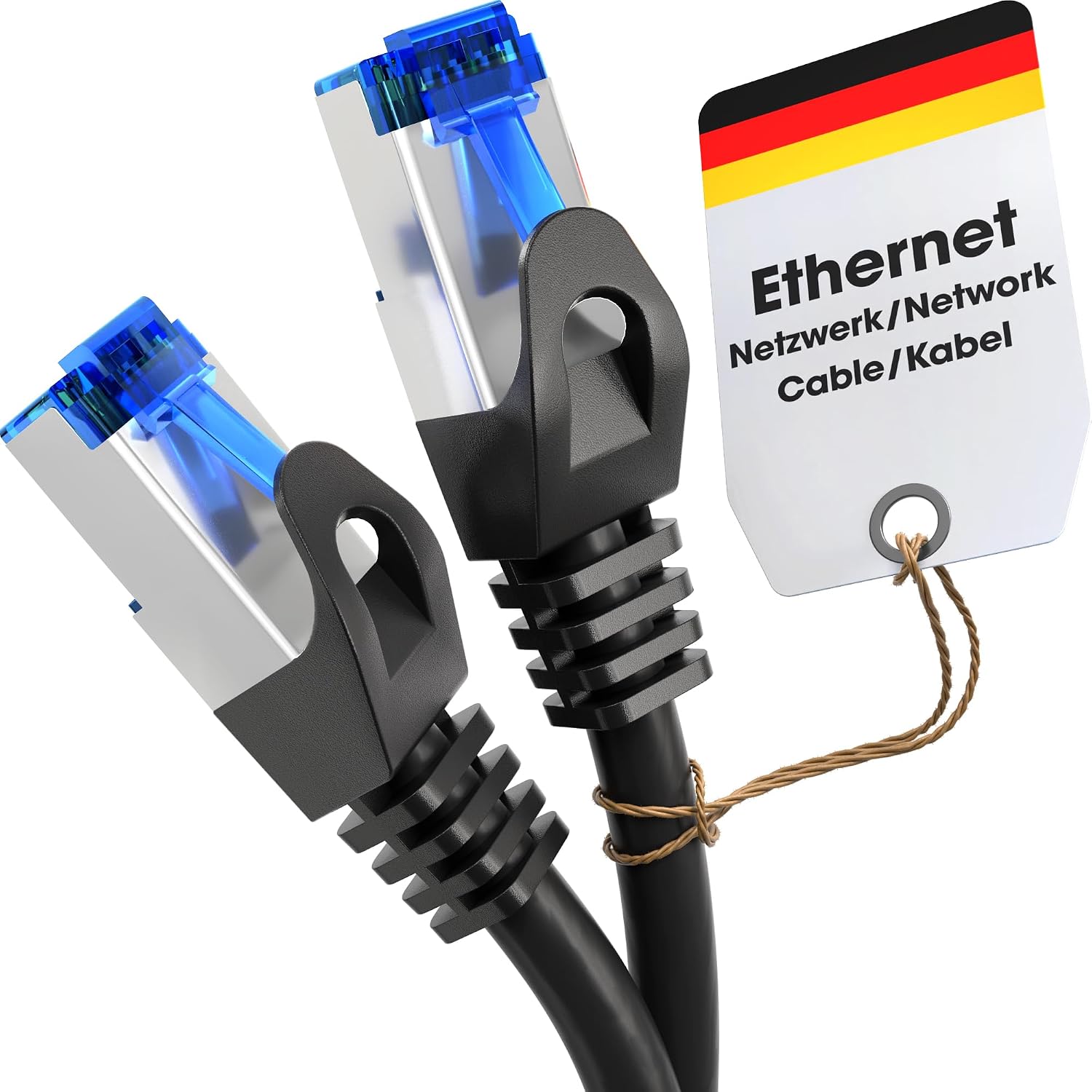 Detalle de KabelDirekt Netzwerkkabel 10 m RJ45 Patchkabel