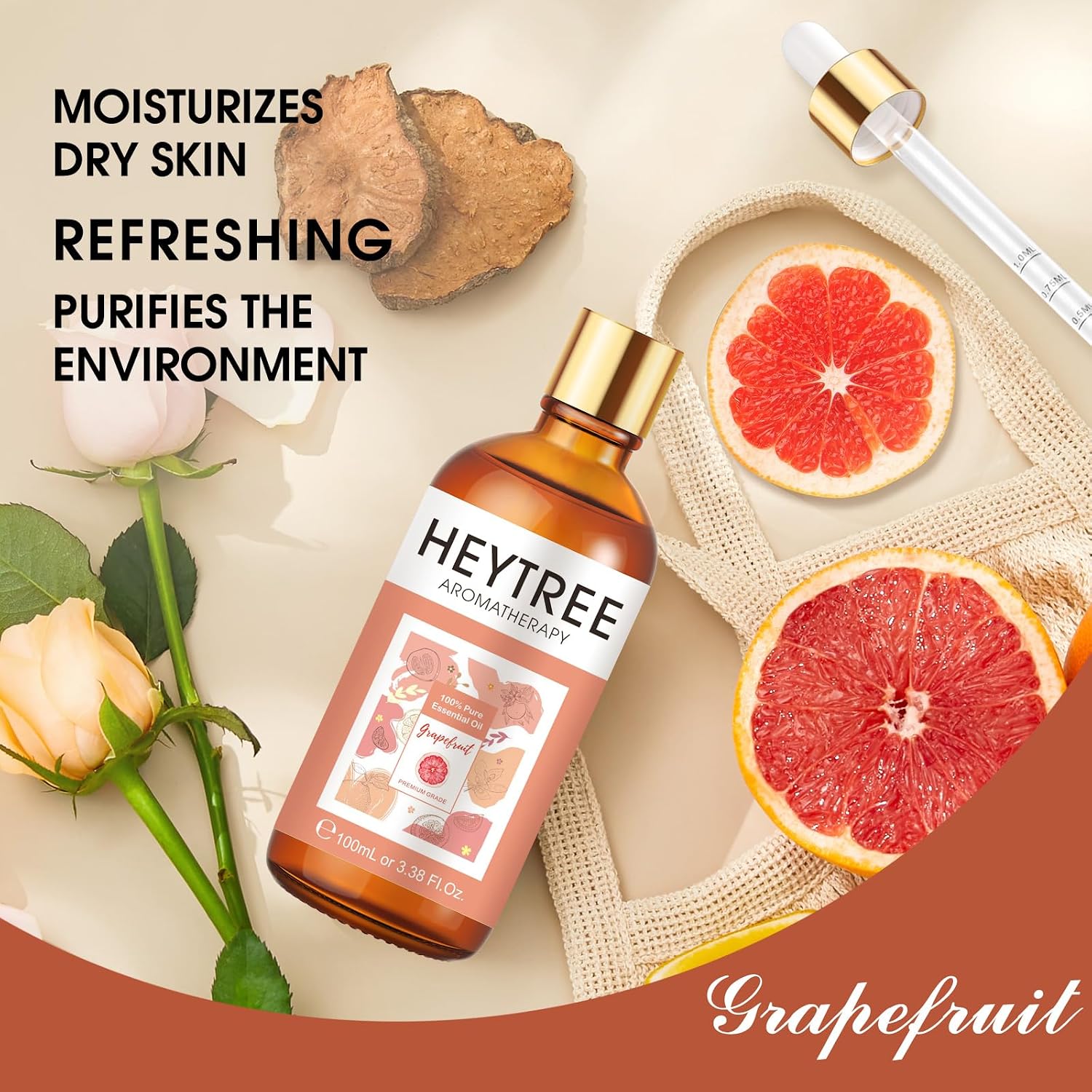 Detalle 2 de HEYTREE Grapefruit Essential Oil 100ml