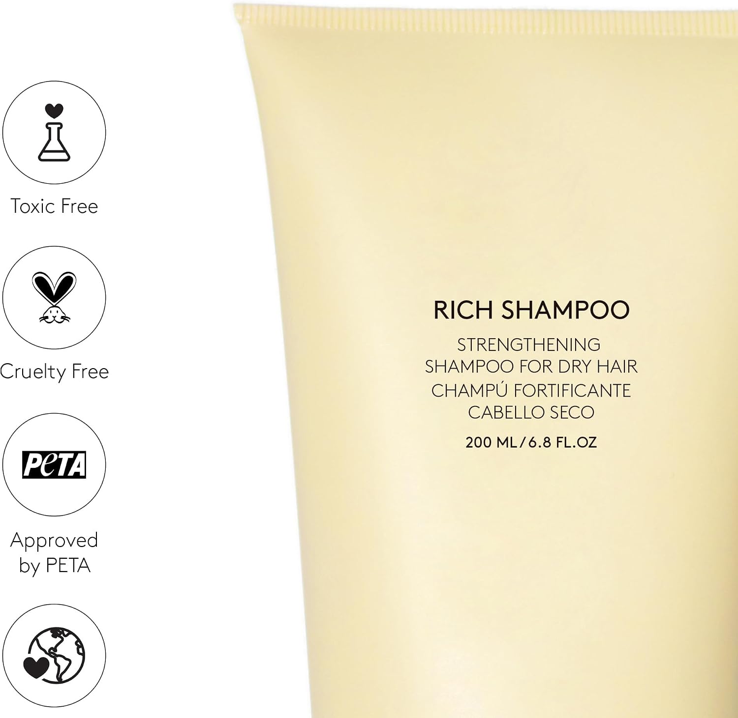 Detalle 2 de Shampoo rich per capelli ricci 200 ml COCUNAT