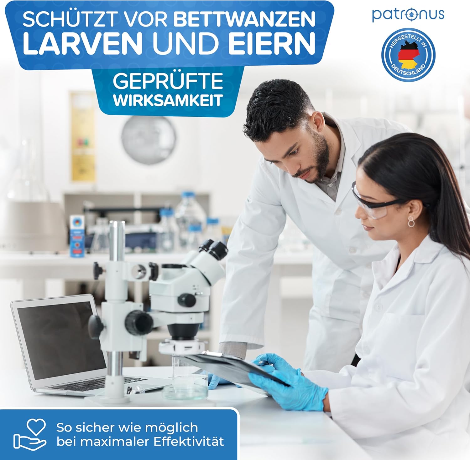 Thumbnail 6 de Patronus Bettwanzen Power Fogger – 2x 150 ml: Efektiver Nebelspender gegen Bettwanzen, Made in Germany