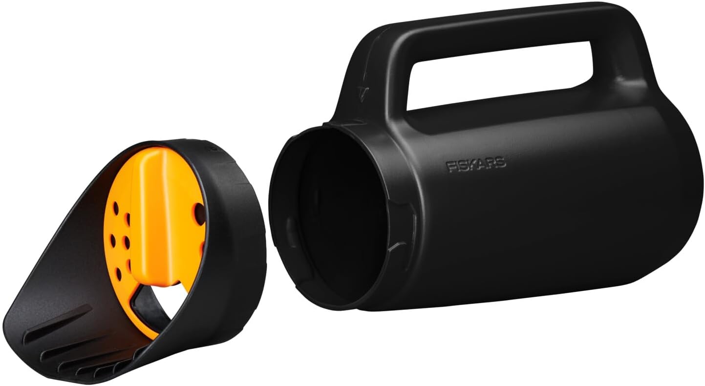 Detalle de Fiskars Solid Streugutbehälter, 30 cm – Streuer für Salz, Dünger, Sand und Saatgut