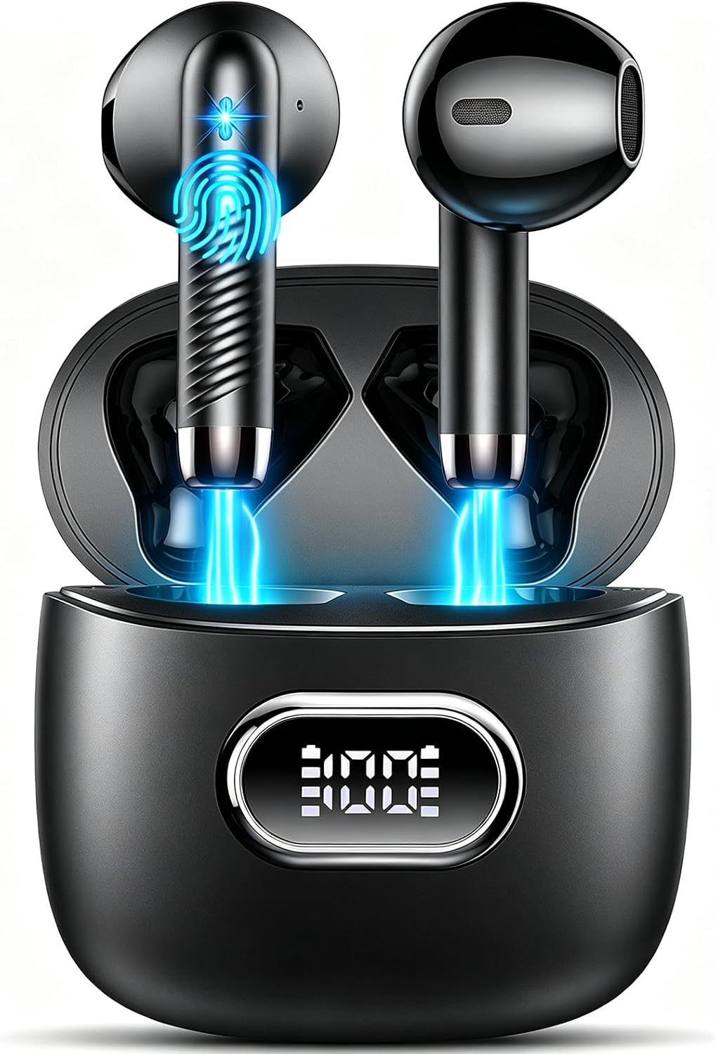 Detalle de Bluetooth Kopfhörer In Ear Kabellos – 5.4, 50 Std, ENC, 22 EQ, IPX7