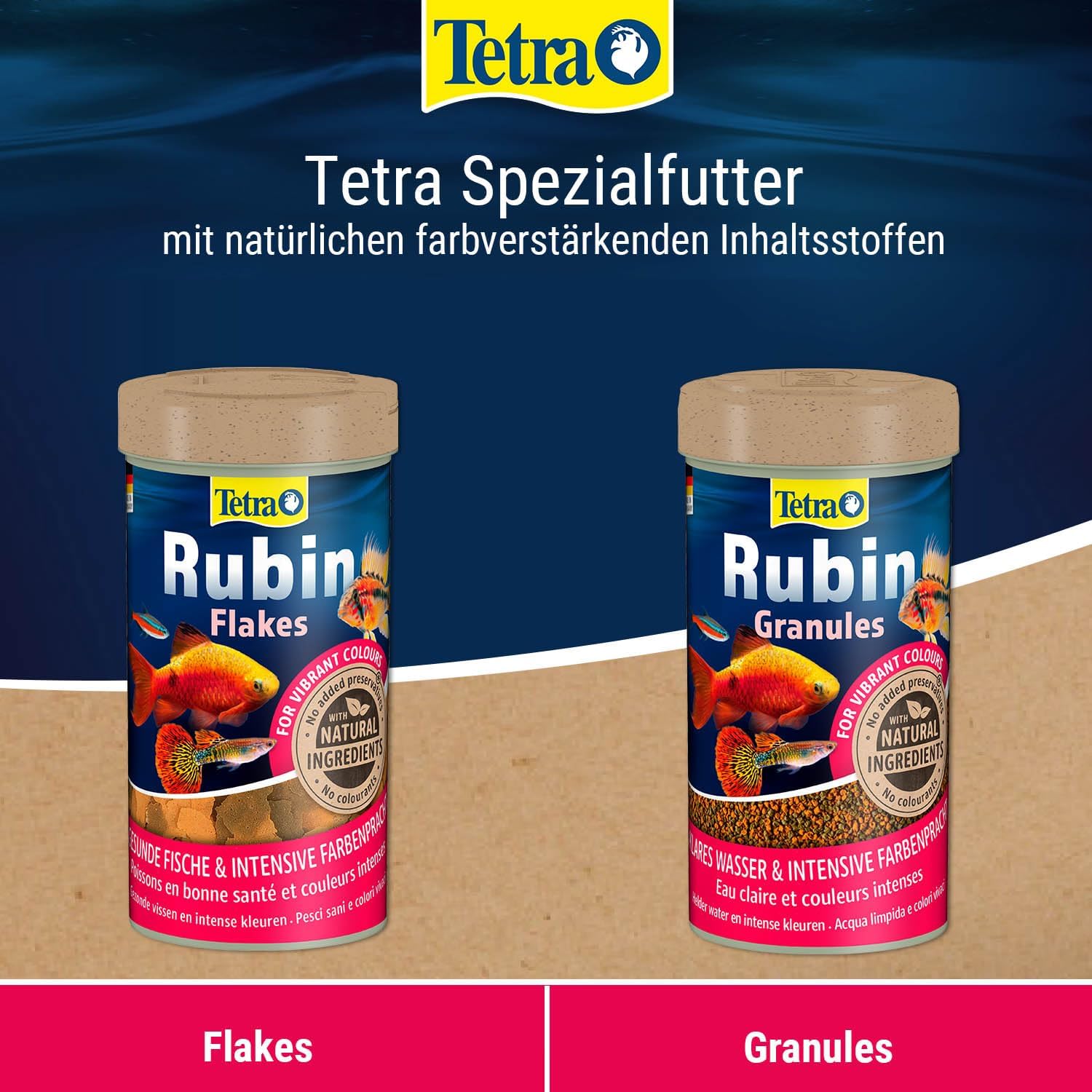 Thumbnail 6 de Tetra Rubin Granules – Farbverstärkendes Granulatfutter für Zierfische, 250 ml Dose