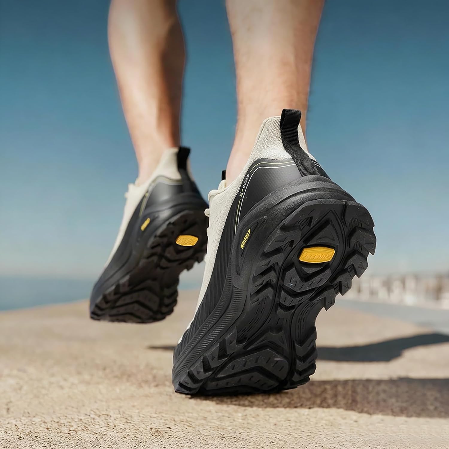 Detalle de Kricely Traillaufschuhe für Herren – Mesh-Sneaker für Straße, Wald und Offroad