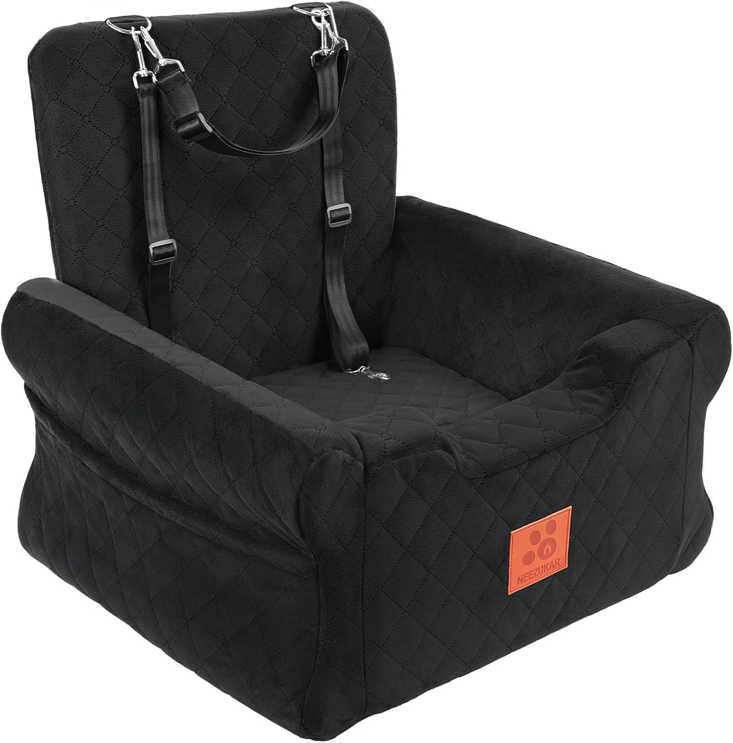 Thumbnail 6 de GL GLENSLAVE Dog Car Seats for Small/Medium Dogs – Elevated Memory Foam Booster Seat