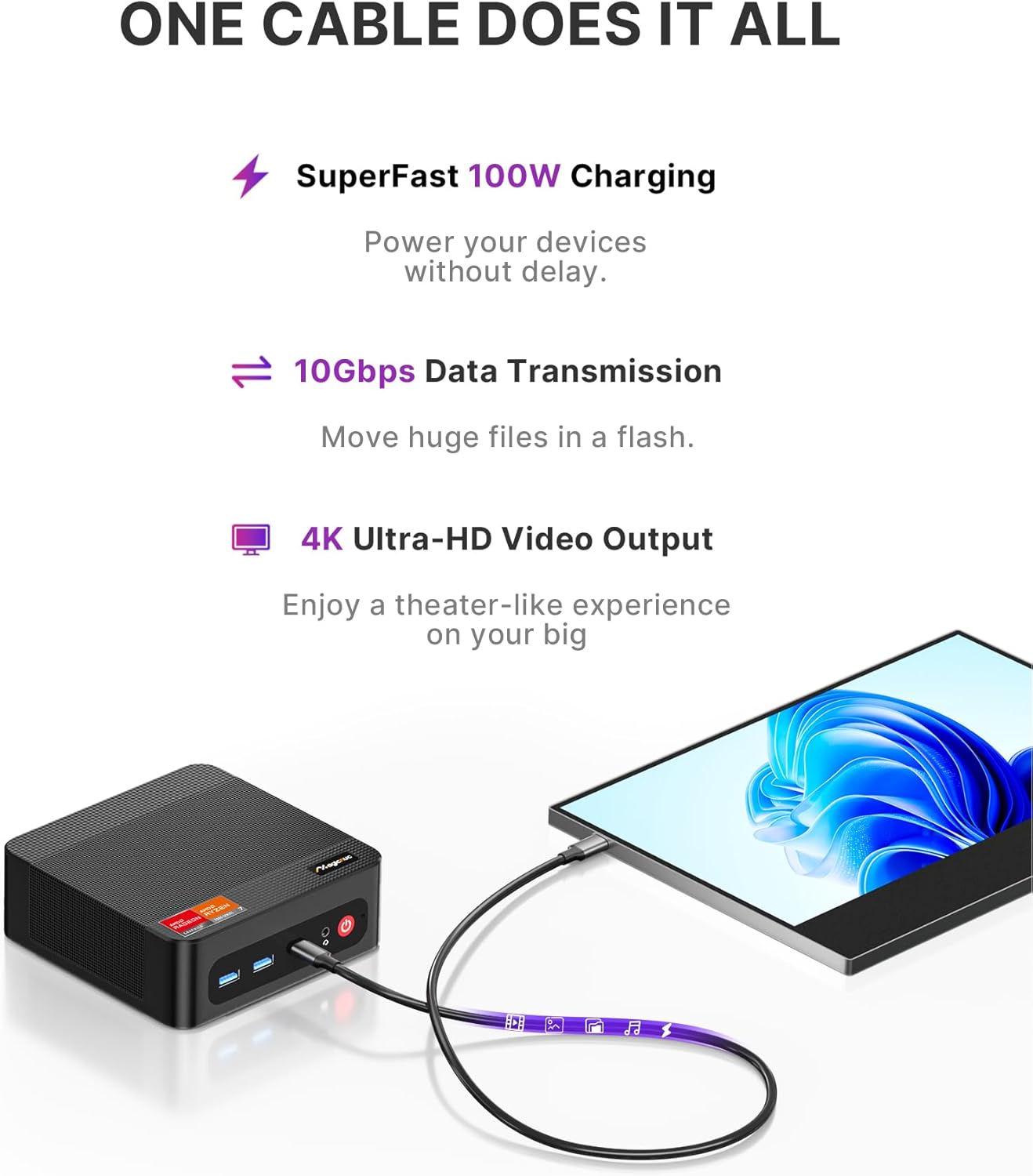 Thumbnail 6 de MAGICNUC AG2 Home-Gaming-Mini PC with Ryzen 7 7840HS