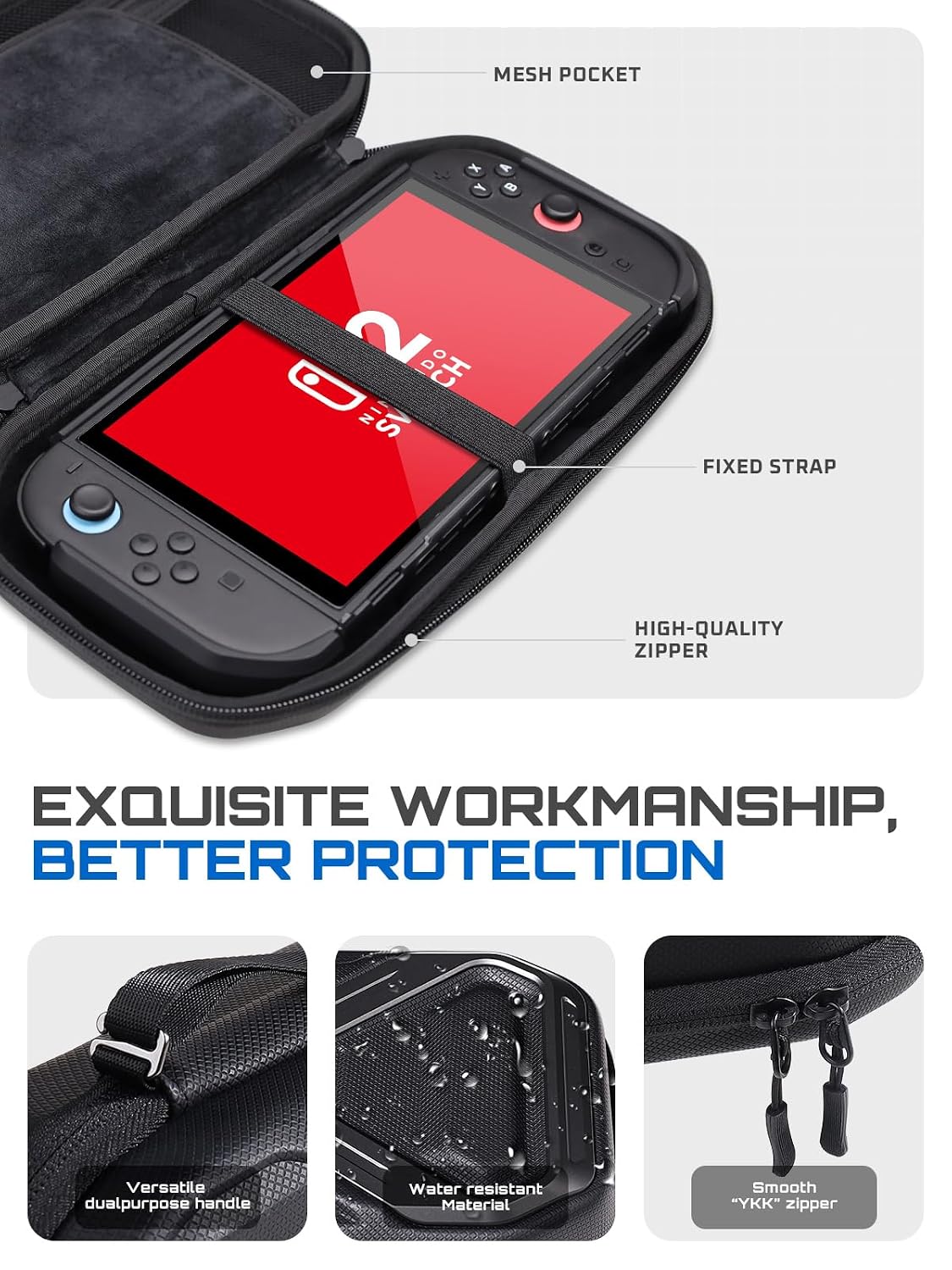 Detalle 2 de SUPCASE Pro Edition for Nintendo Switch 2 12-card carrying case