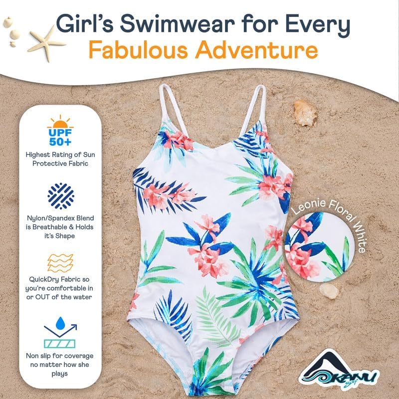 Detalle de Kanu Surf Girls Daisy Beach Sport One Piece Swimsuit