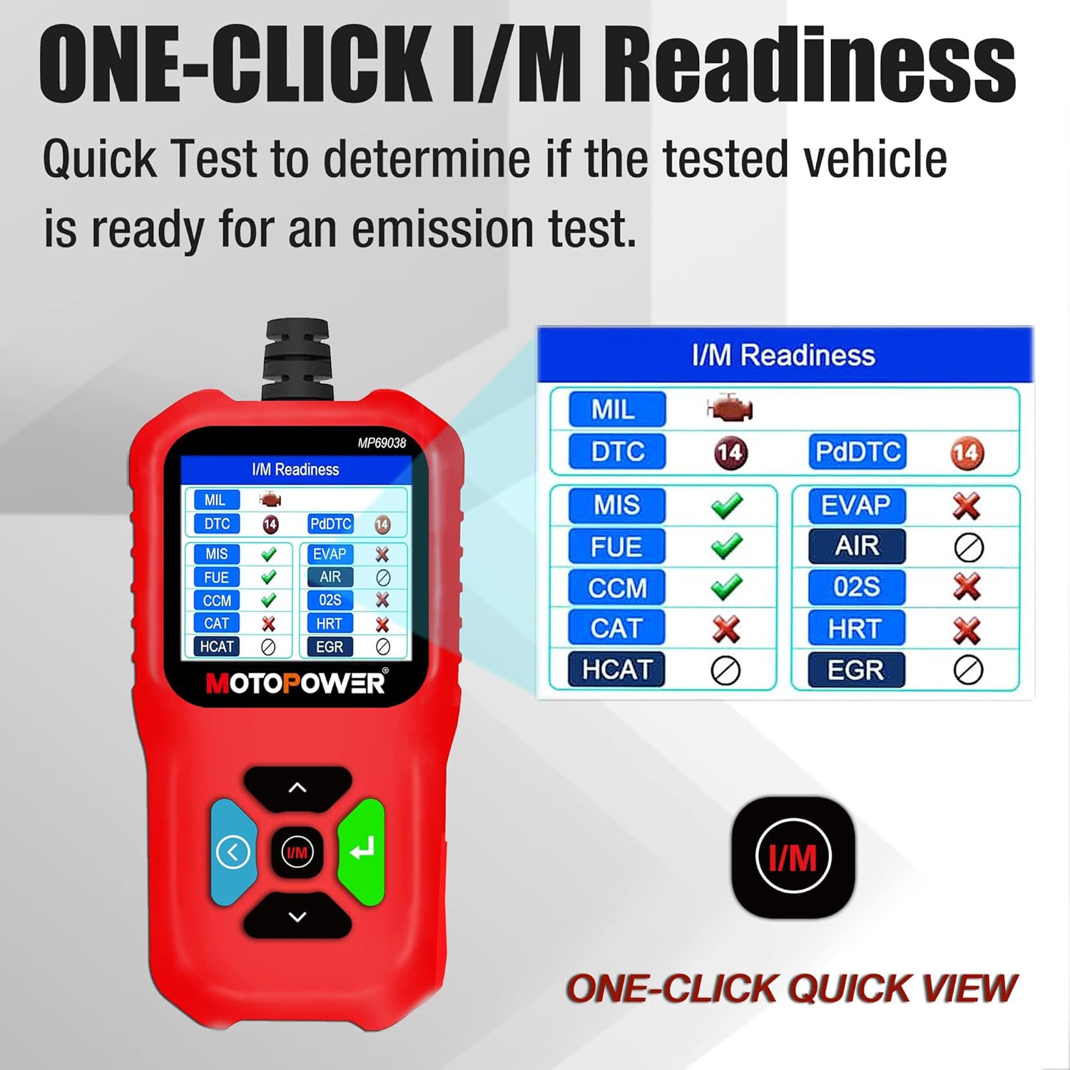Thumbnail 5 de MOTOPOWER MP69039 OBD2 Scanner with CAN diagnostic