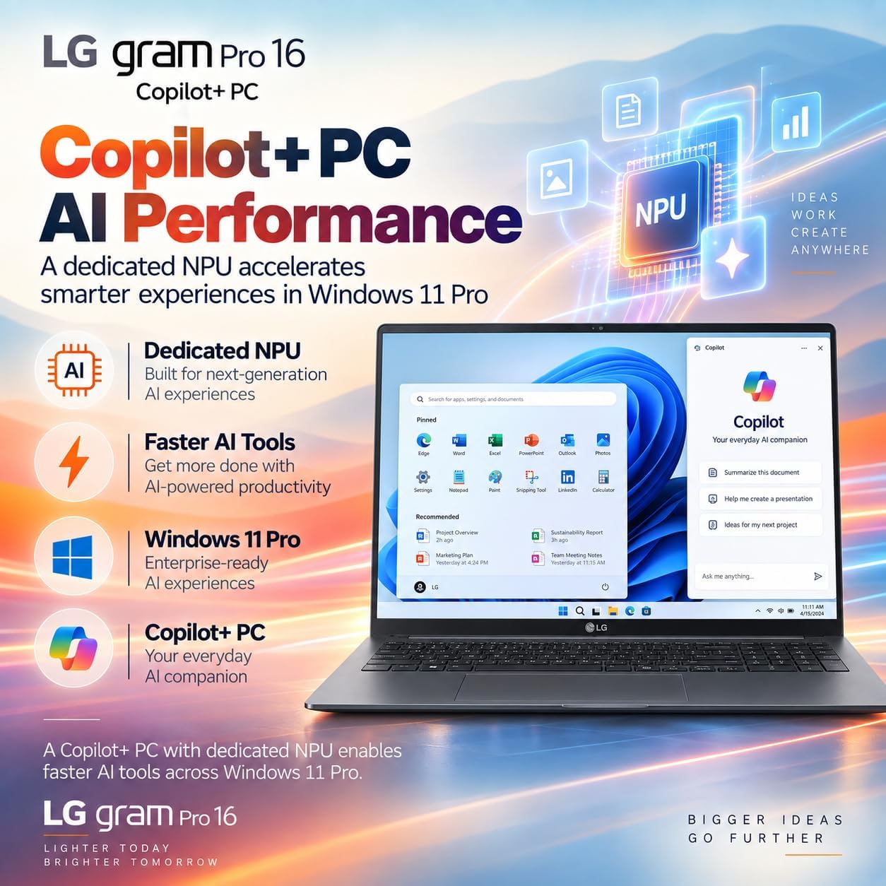 Detalle 2 de LG 16-inch touchscreen laptop