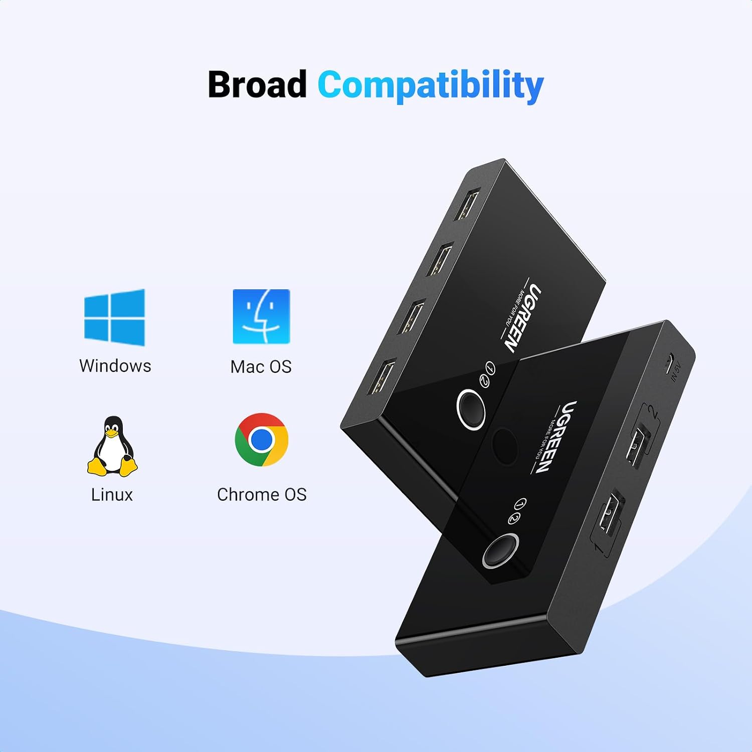 Thumbnail 6 de UGREEN 4-Port USB 2.0 Switch