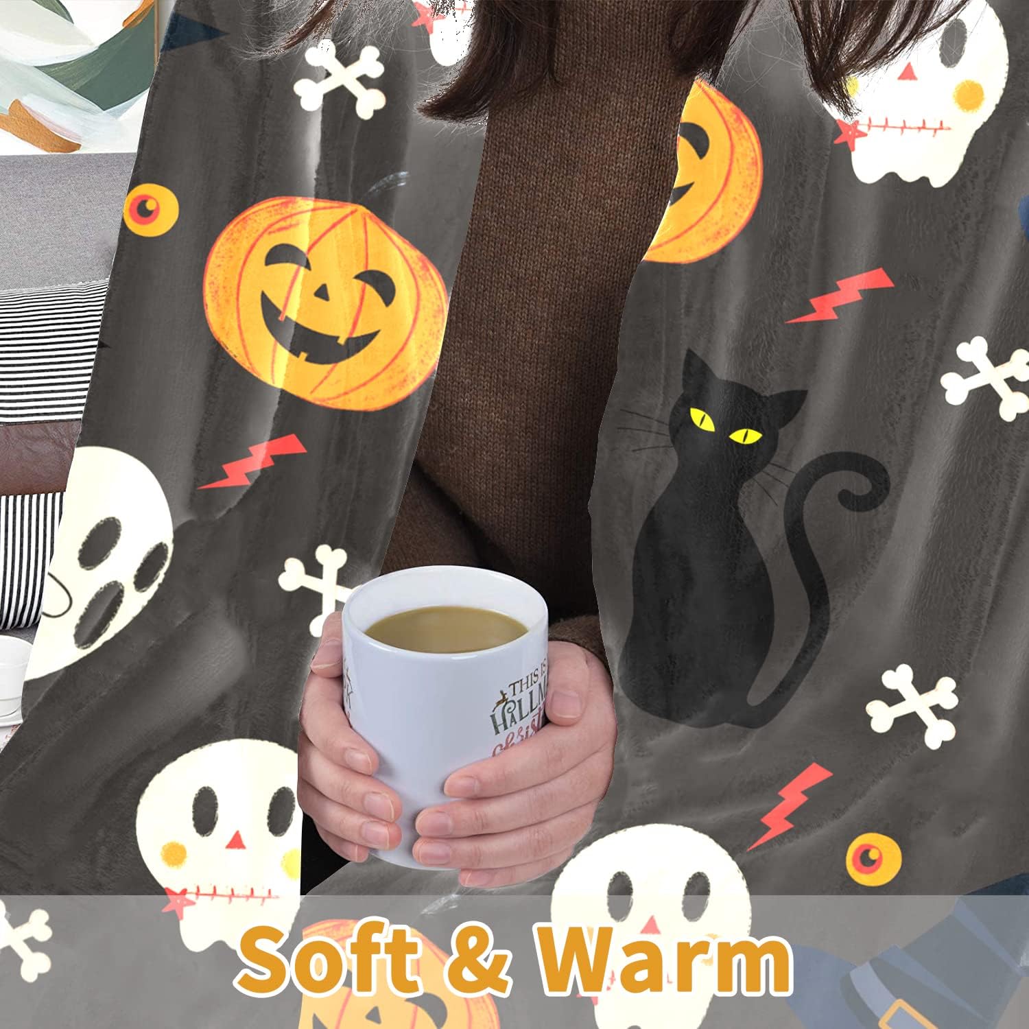 Thumbnail 4 de JOOCAR Flannel Throw Blanket 150x200 cm 🛋