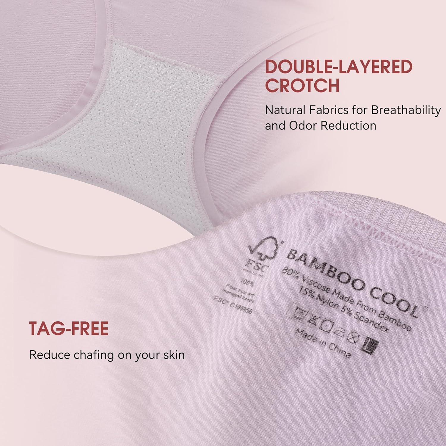 Thumbnail 4 de BAMBOO COOL Women's Briefs seamless panties 🩲