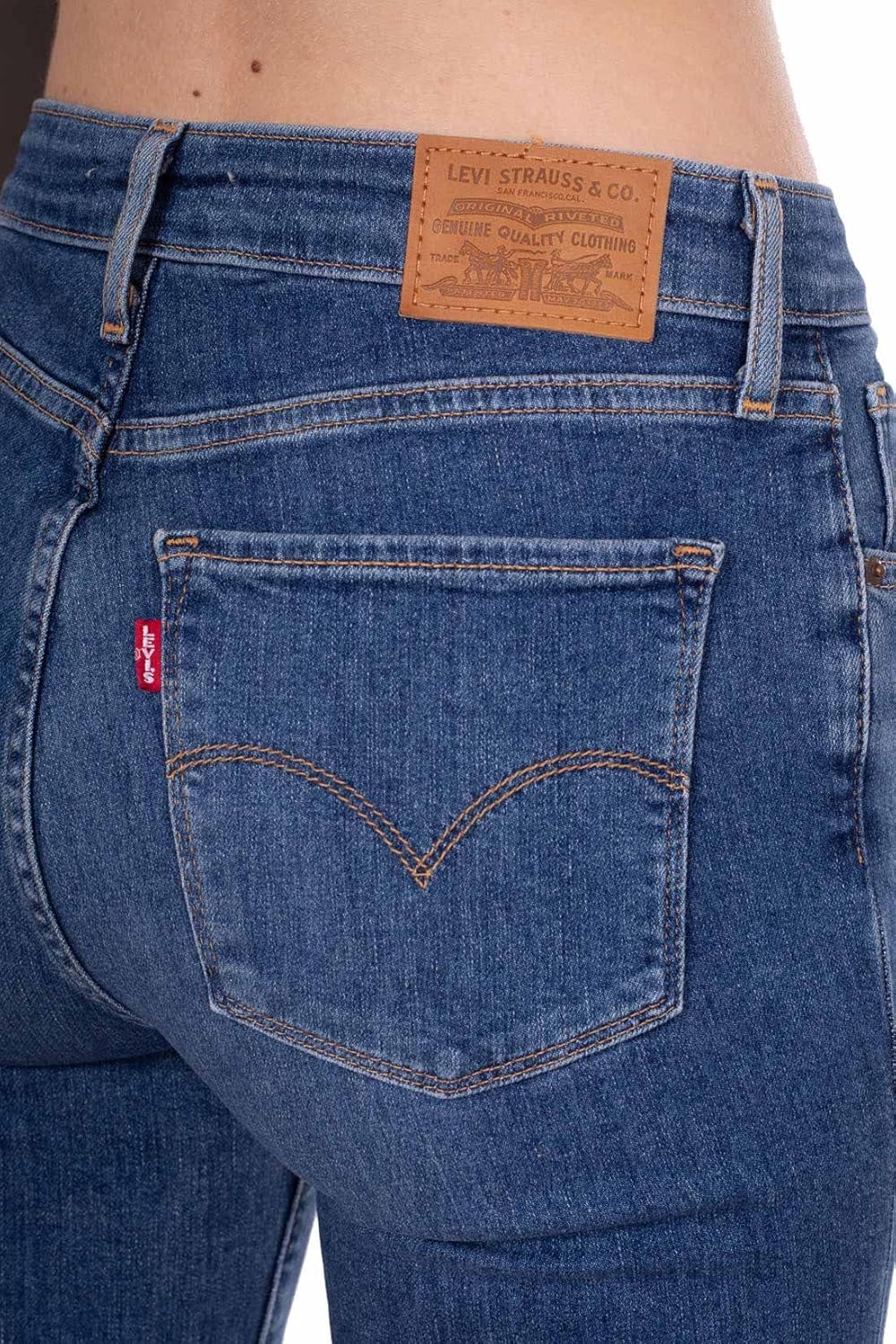 Thumbnail 6 de Levi's 721 Vaqueros Skinny Altos Mujer Western White