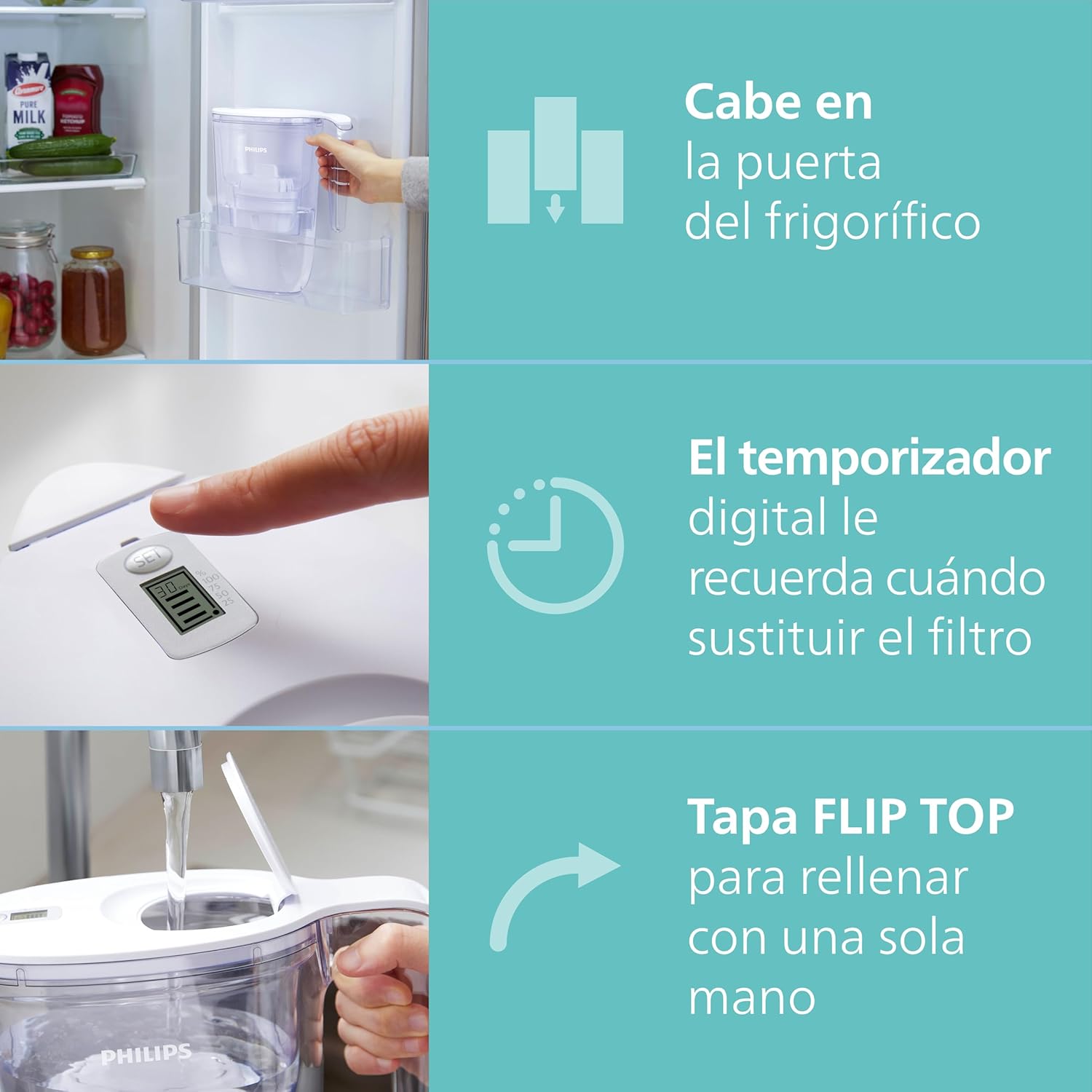 Thumbnail 5 de Philips Water Cartouches Anti‑calcaire+ paquet de 6