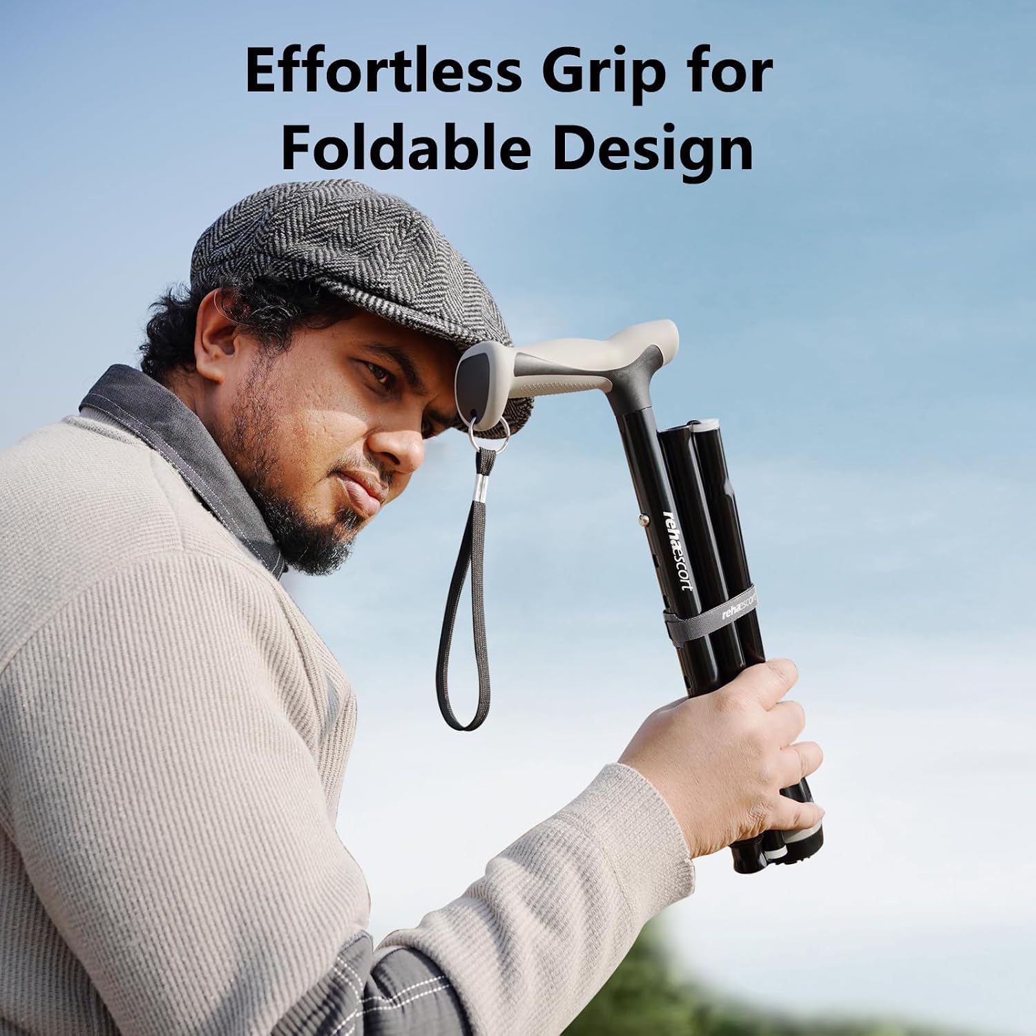 Thumbnail 5 de Rehaescort Folding Walking Cane